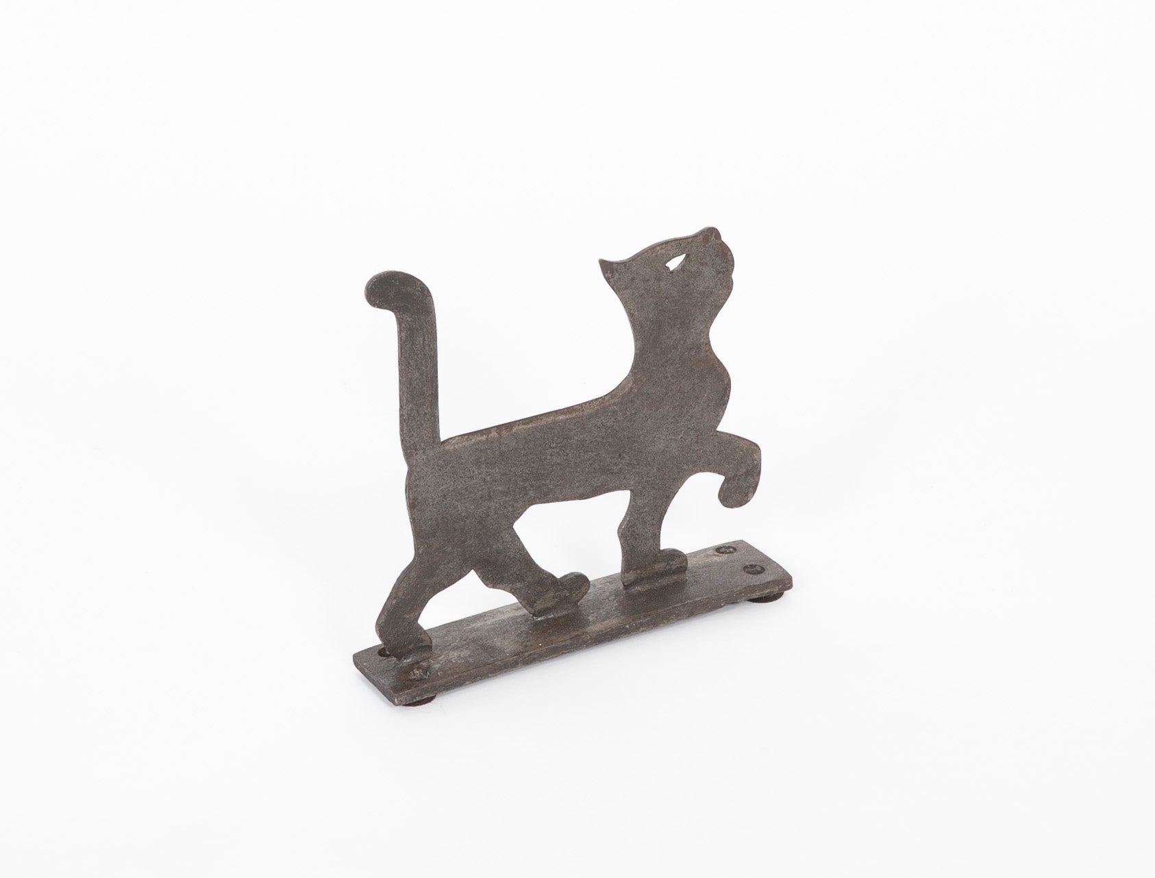 Early 20th Century Boot Scraper in the Form of 'Cat with Attitude'
