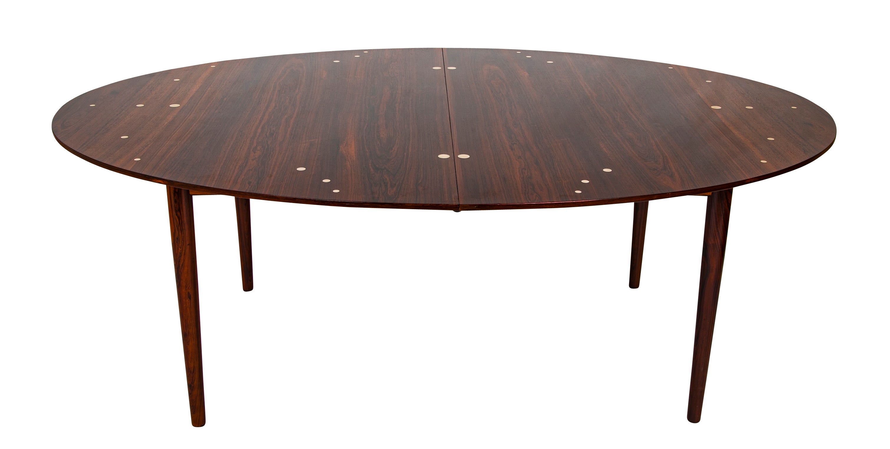 "Judas" Rosewood Dining Table with Silver Dots by Finn Juhl
