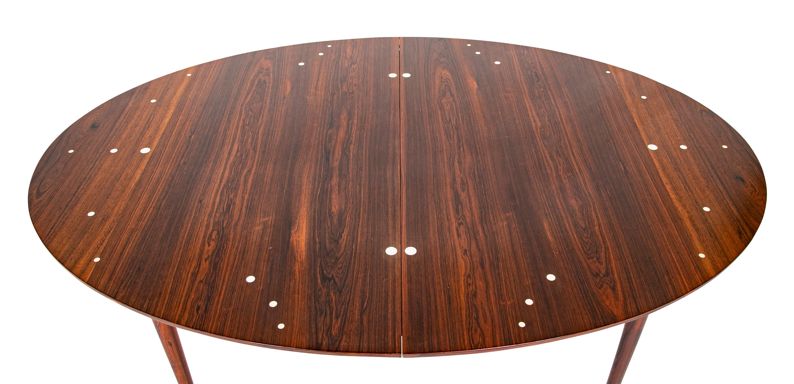 "Judas" Rosewood Dining Table with Silver Dots by Finn Juhl
