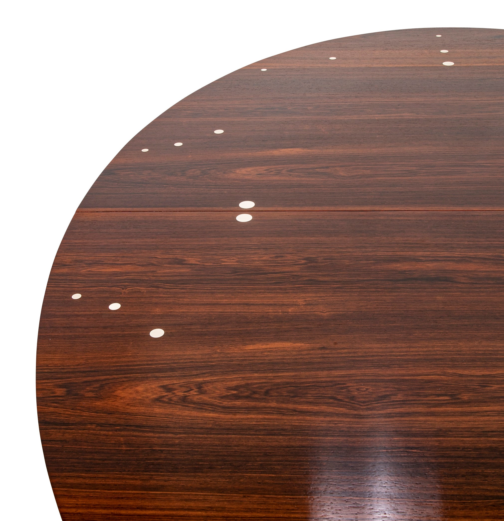 "Judas" Rosewood Dining Table with Silver Dots by Finn Juhl