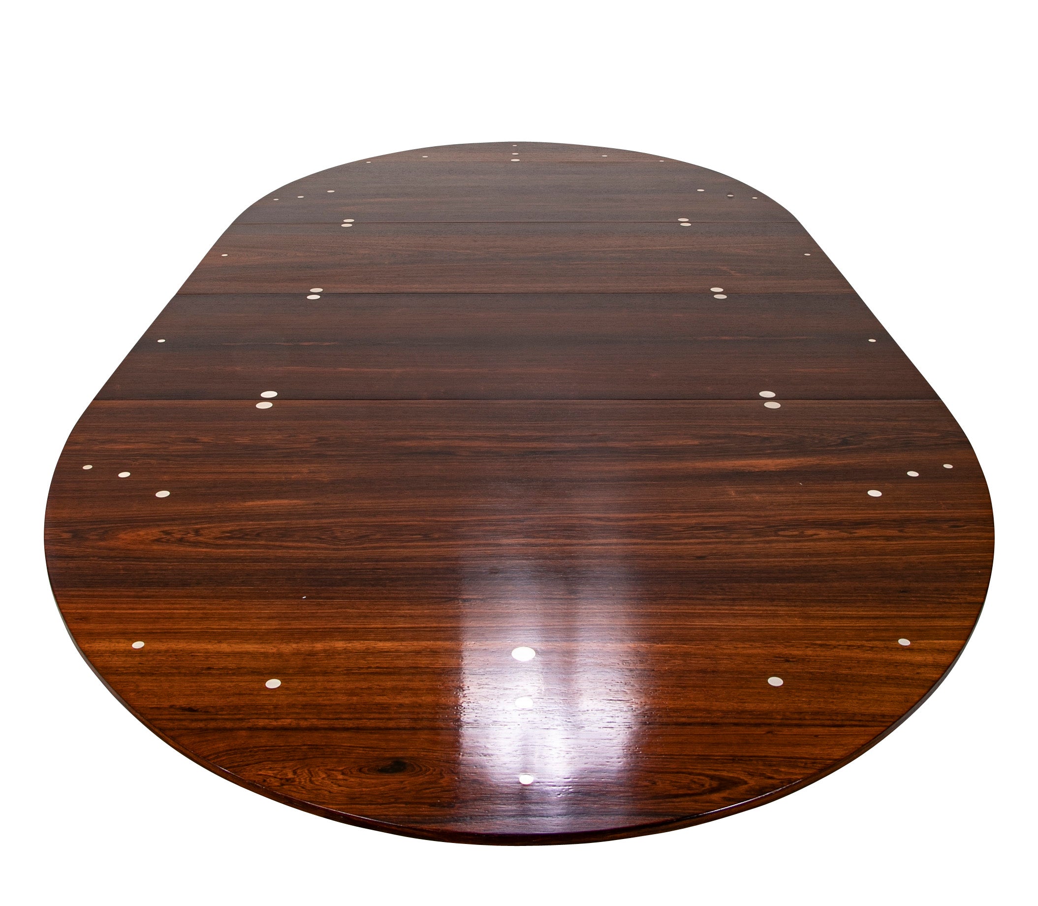 "Judas" Rosewood Dining Table with Silver Dots by Finn Juhl