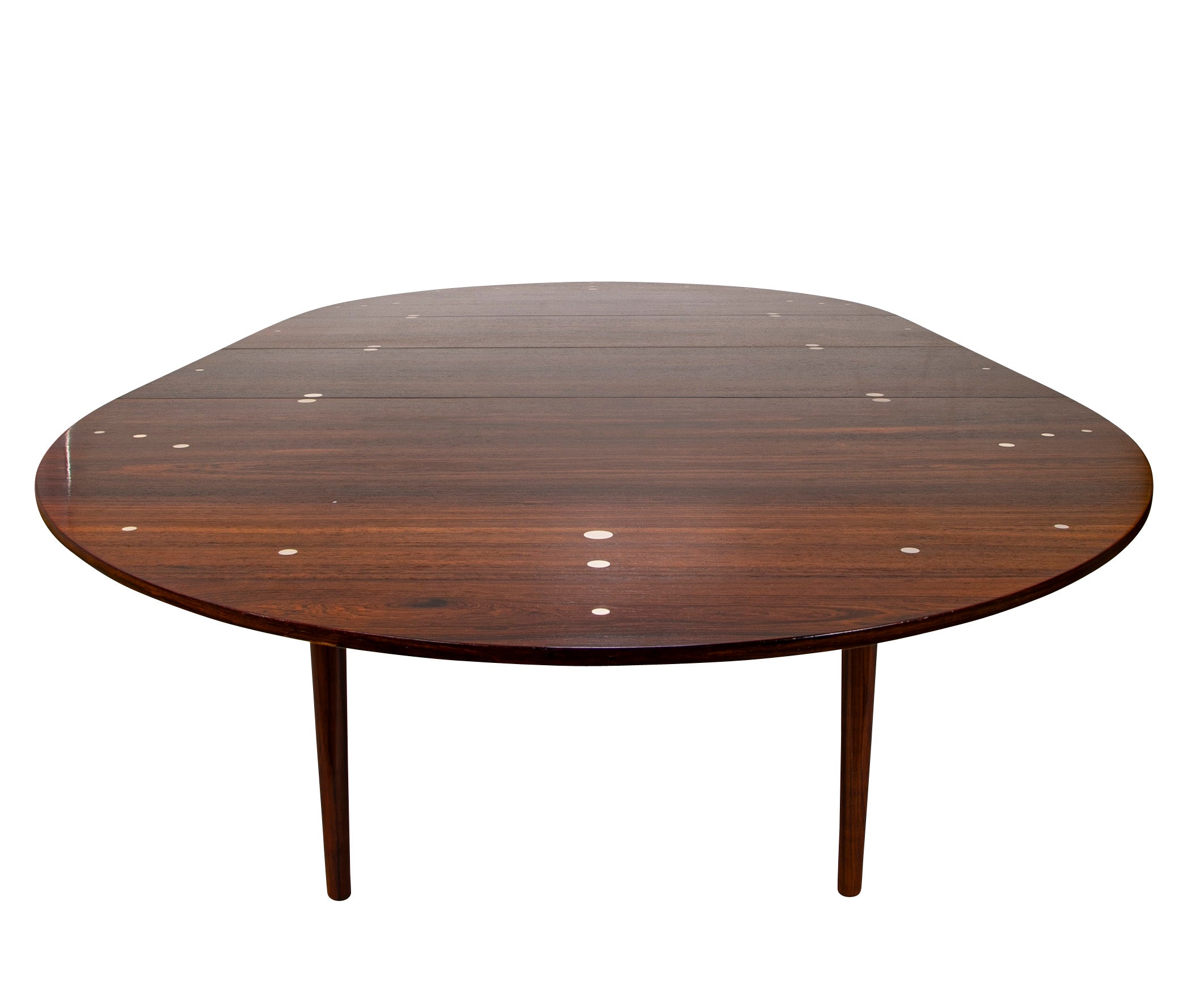 "Judas" Rosewood Dining Table with Silver Dots by Finn Juhl