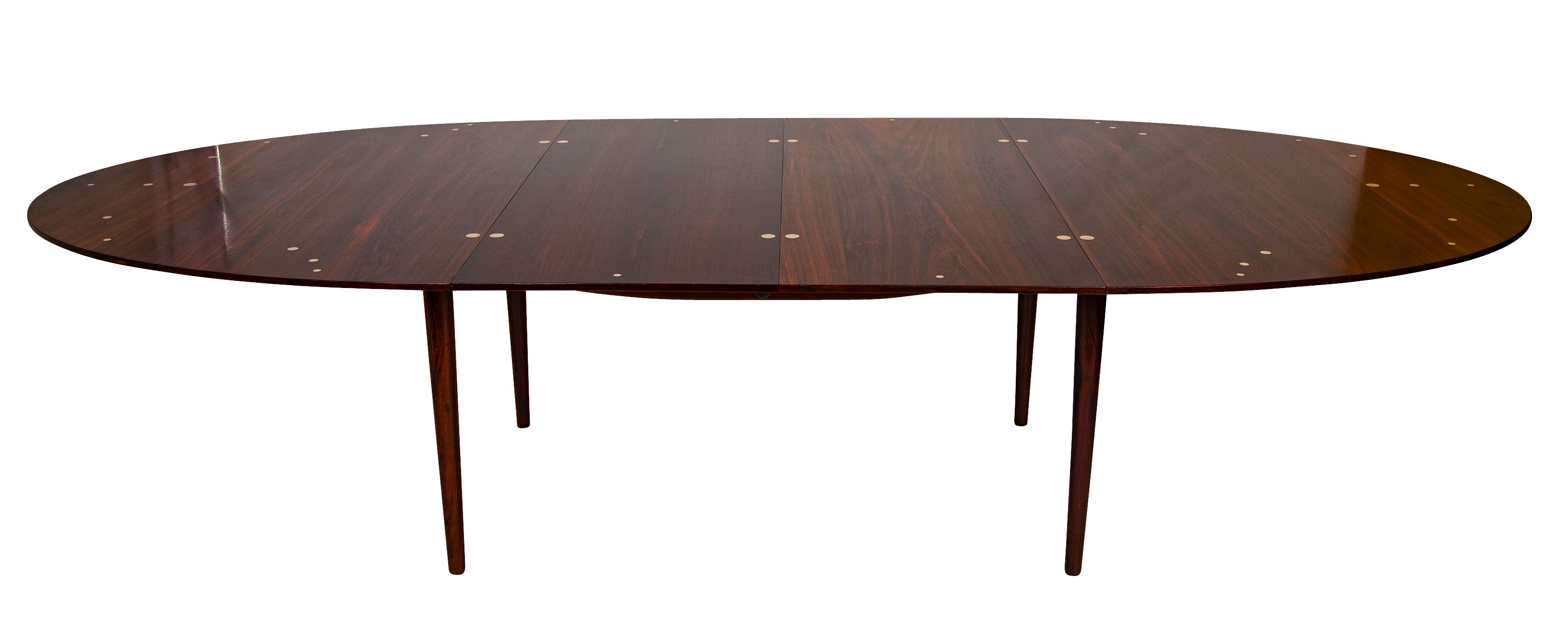 "Judas" Rosewood Dining Table with Silver Dots by Finn Juhl