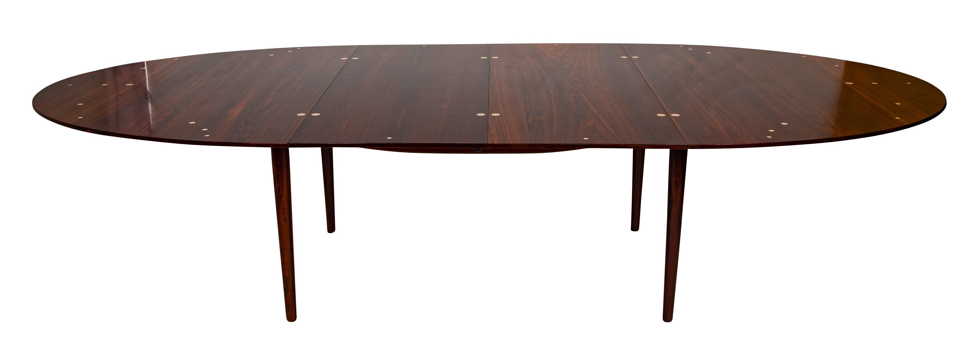 "Judas" Rosewood Dining Table with Silver Dots by Finn Juhl