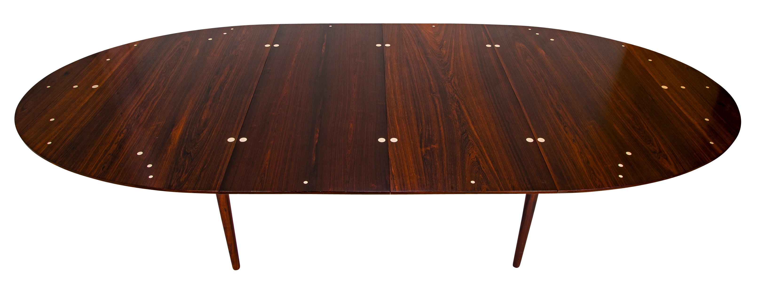 "Judas" Rosewood Dining Table with Silver Dots by Finn Juhl