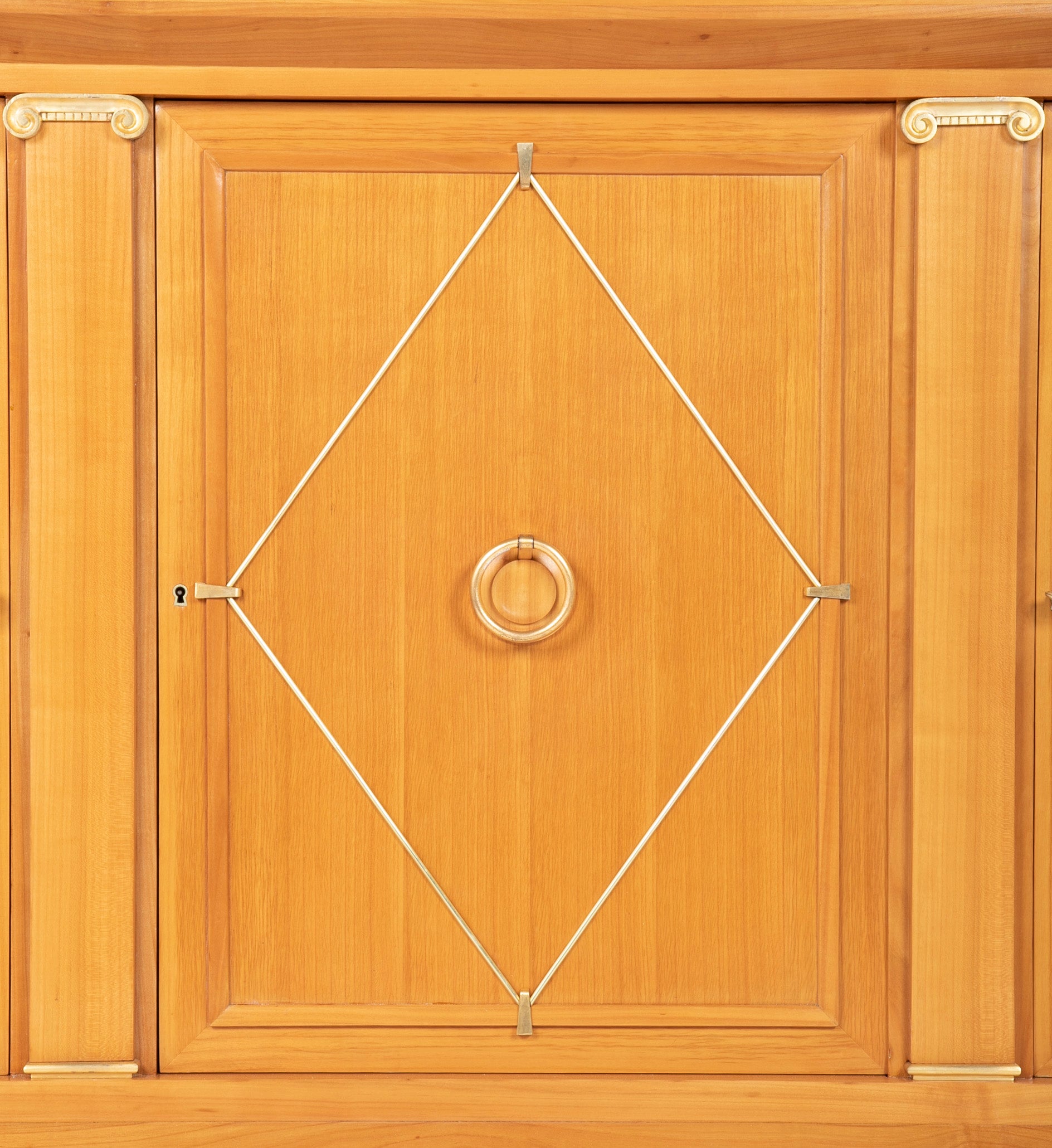 A Sycamore Credenza In The Manner of Andre Arbus