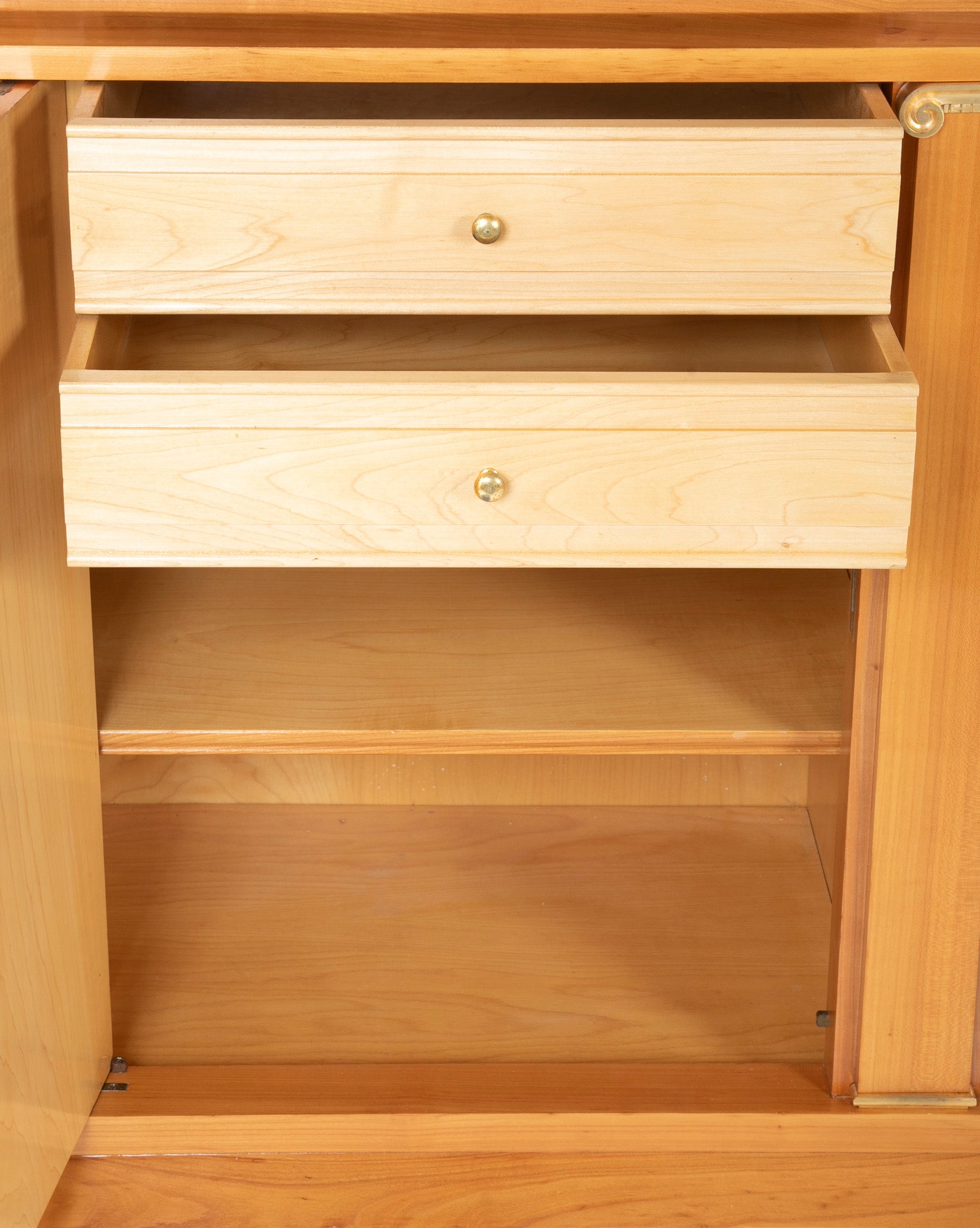 A Sycamore Credenza In The Manner of Andre Arbus