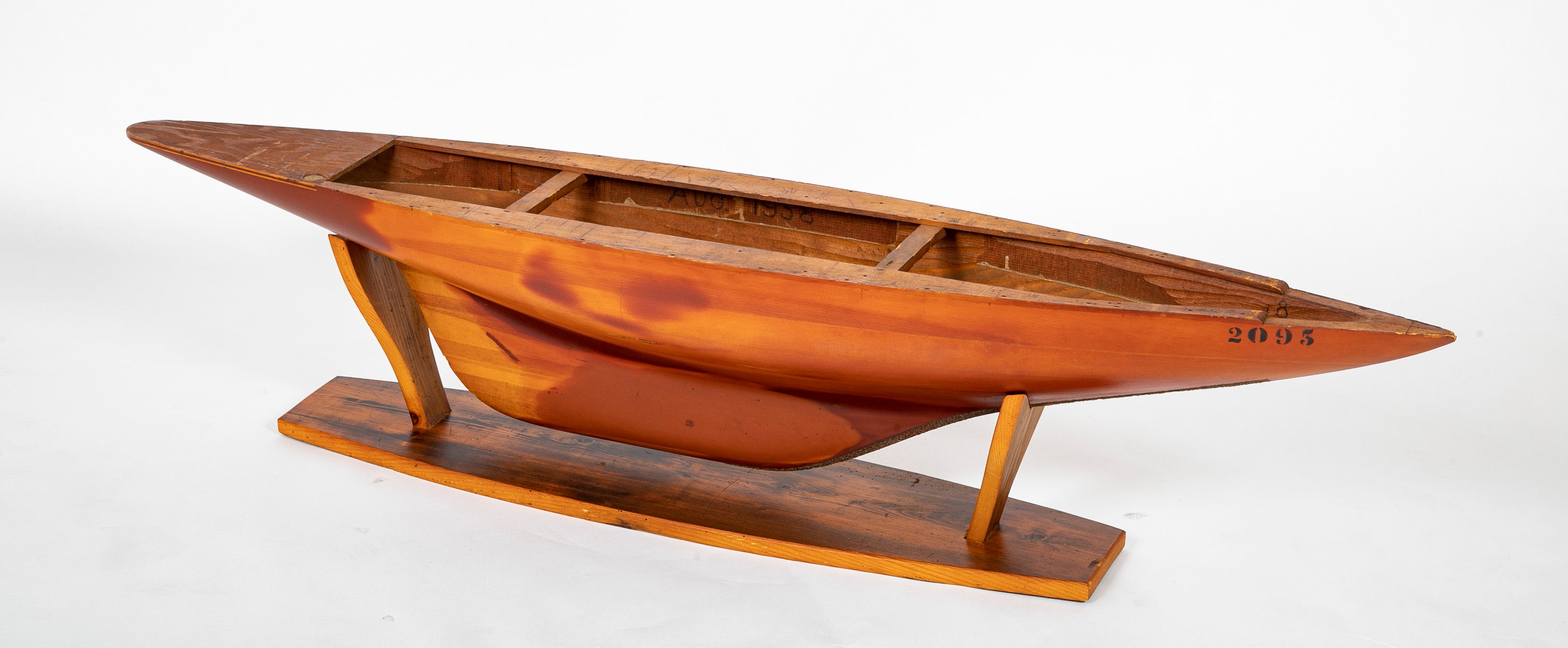 12 Meter Tank Test Model of "Weatherly" 1962 America's Cup Winner