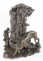 Early 20th Century Custom Designed Sculpture of a Panther