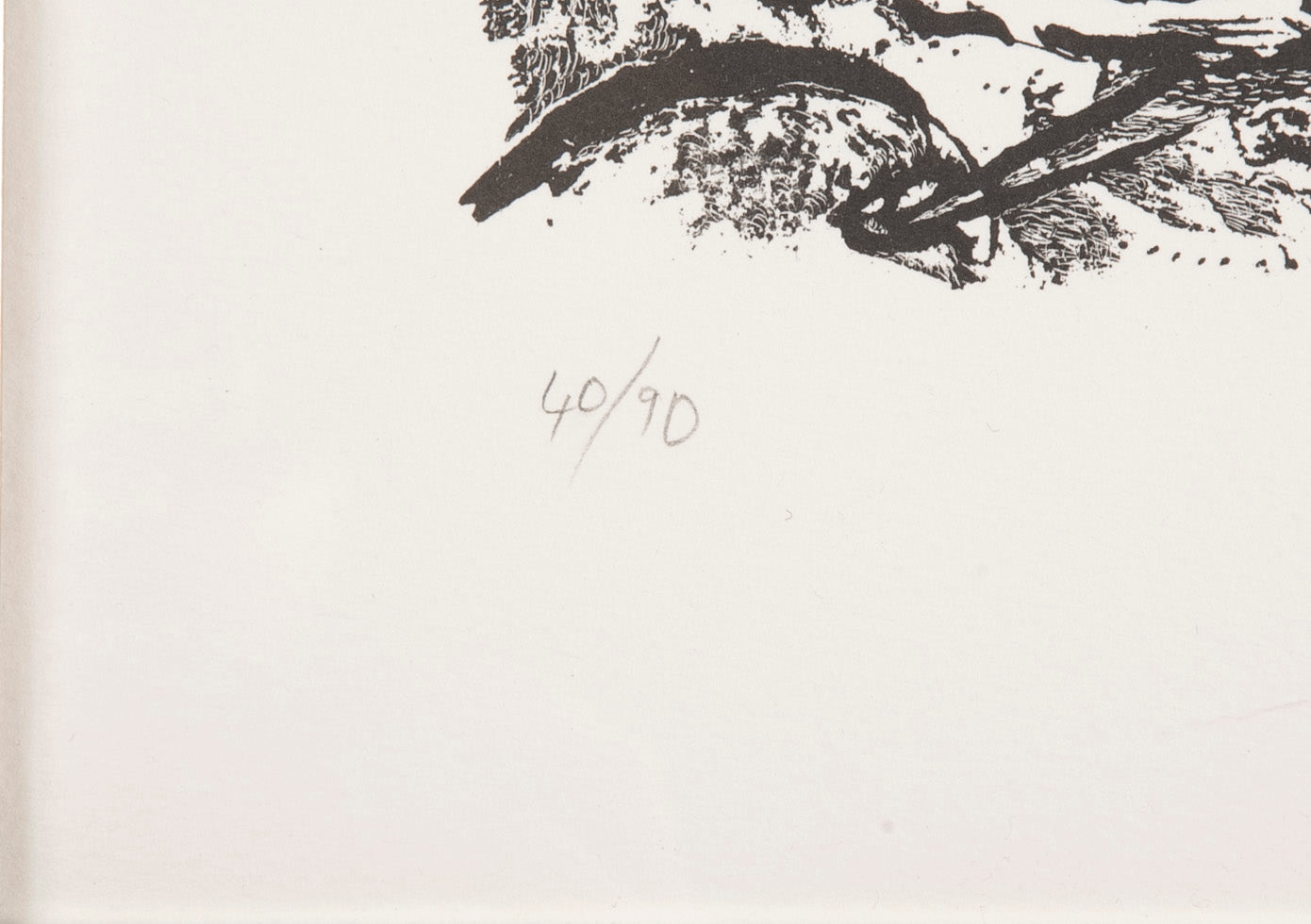 "The Village" Black and White Lithograph by Marc Chagall