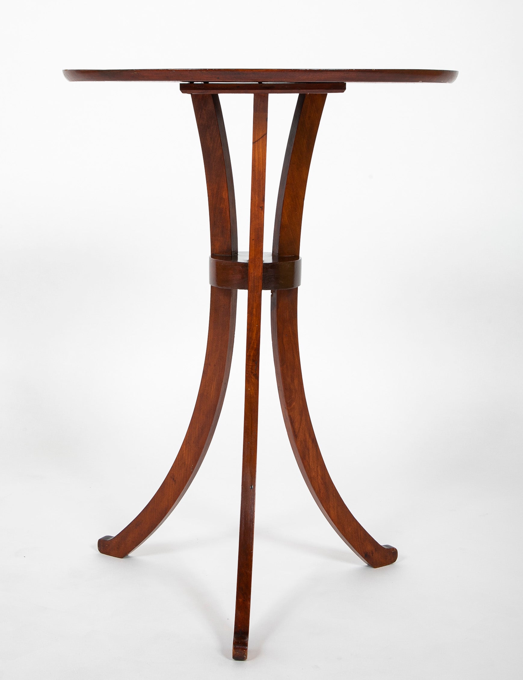 American Cherry Candlestand with Shell Inlay