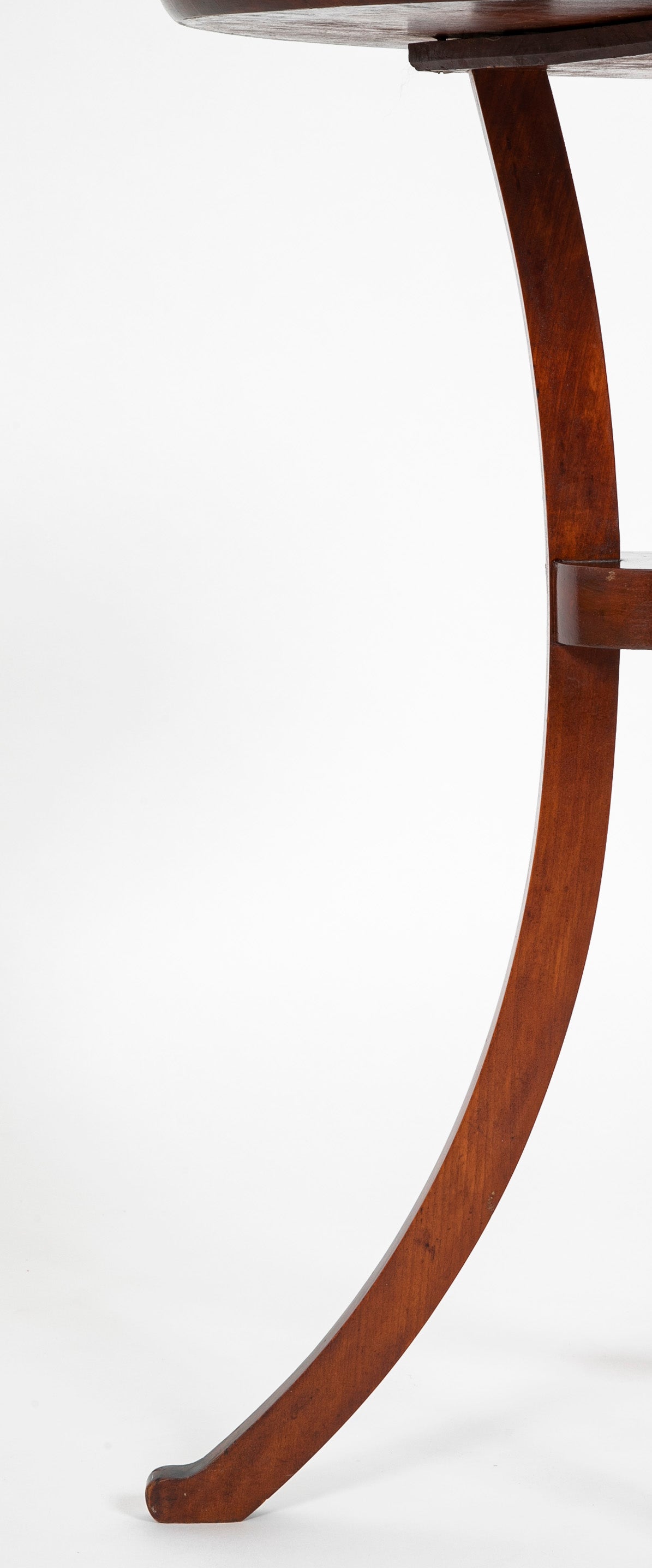 American Cherry Candlestand with Shell Inlay