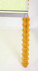 Dining Table Designed by Sawaya & Moroni in Stainless Steel and Lucite