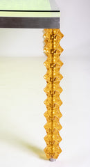 Dining Table Designed by Sawaya & Moroni in Stainless Steel and Lucite