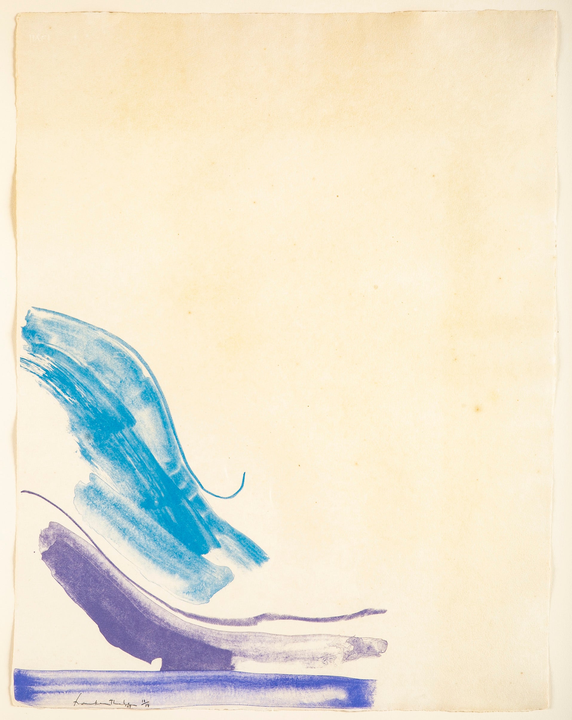 "Southwest Blues" Lithograph by Helen Frankenthaler