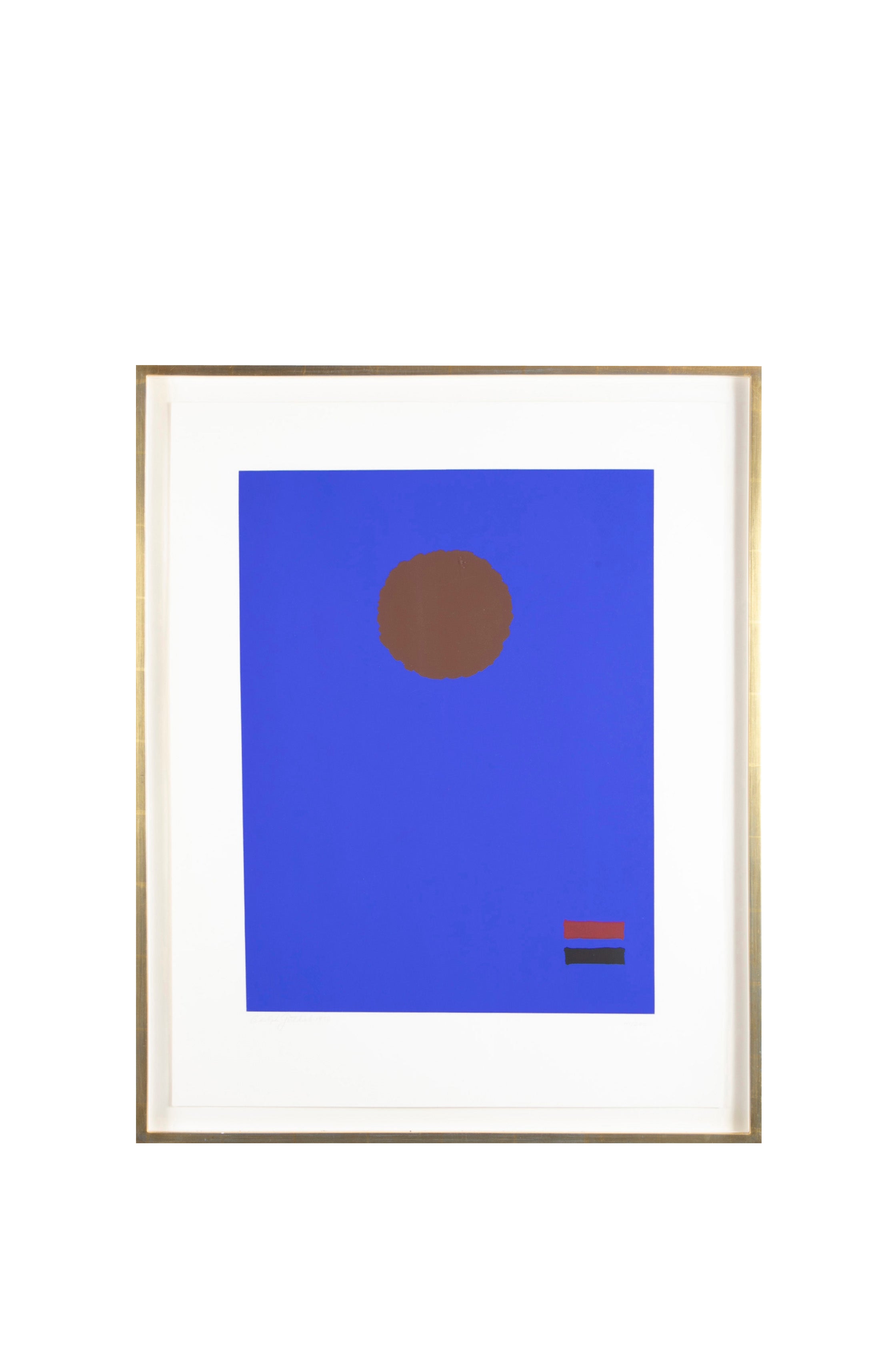 "Blue Night" Color Lithograph by Adolph Gottlieb
