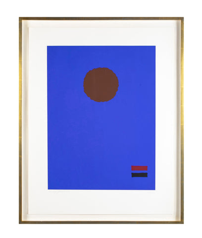 "Blue Night" Color Lithograph by Adolph Gottlieb