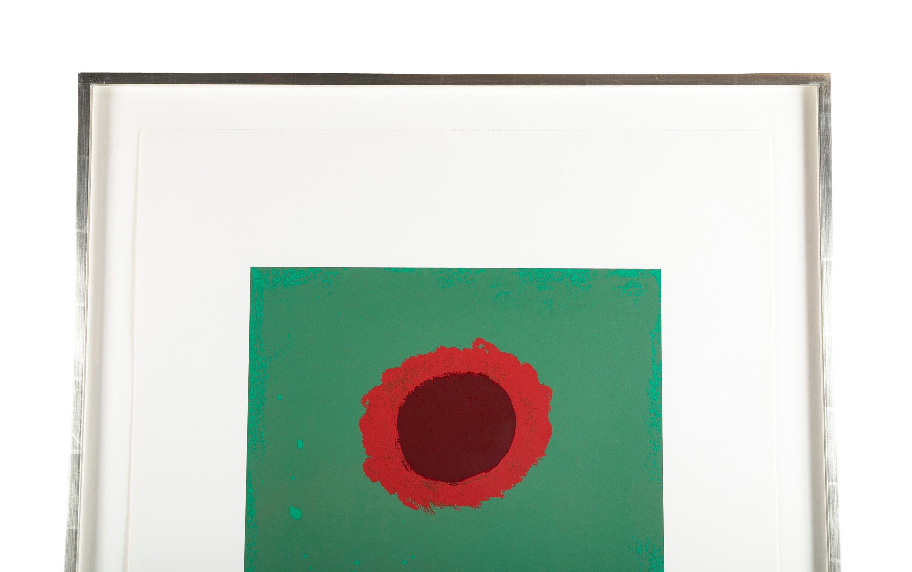 "Chrome Green" a Serigraph by American Abstract Artist Adolf Gottlieb