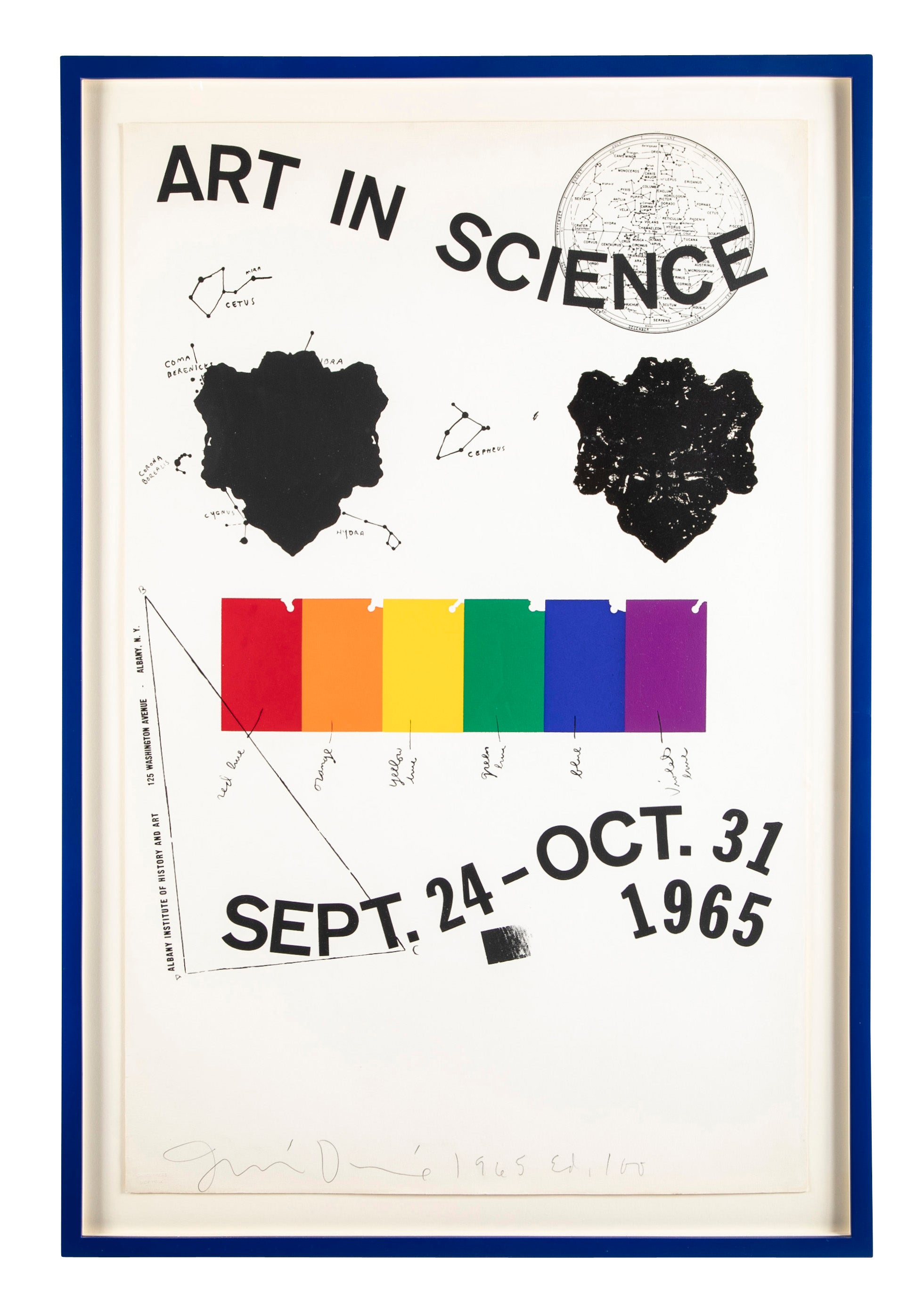 Jim Dine "Art in Science" for Albany Institute of History & Art