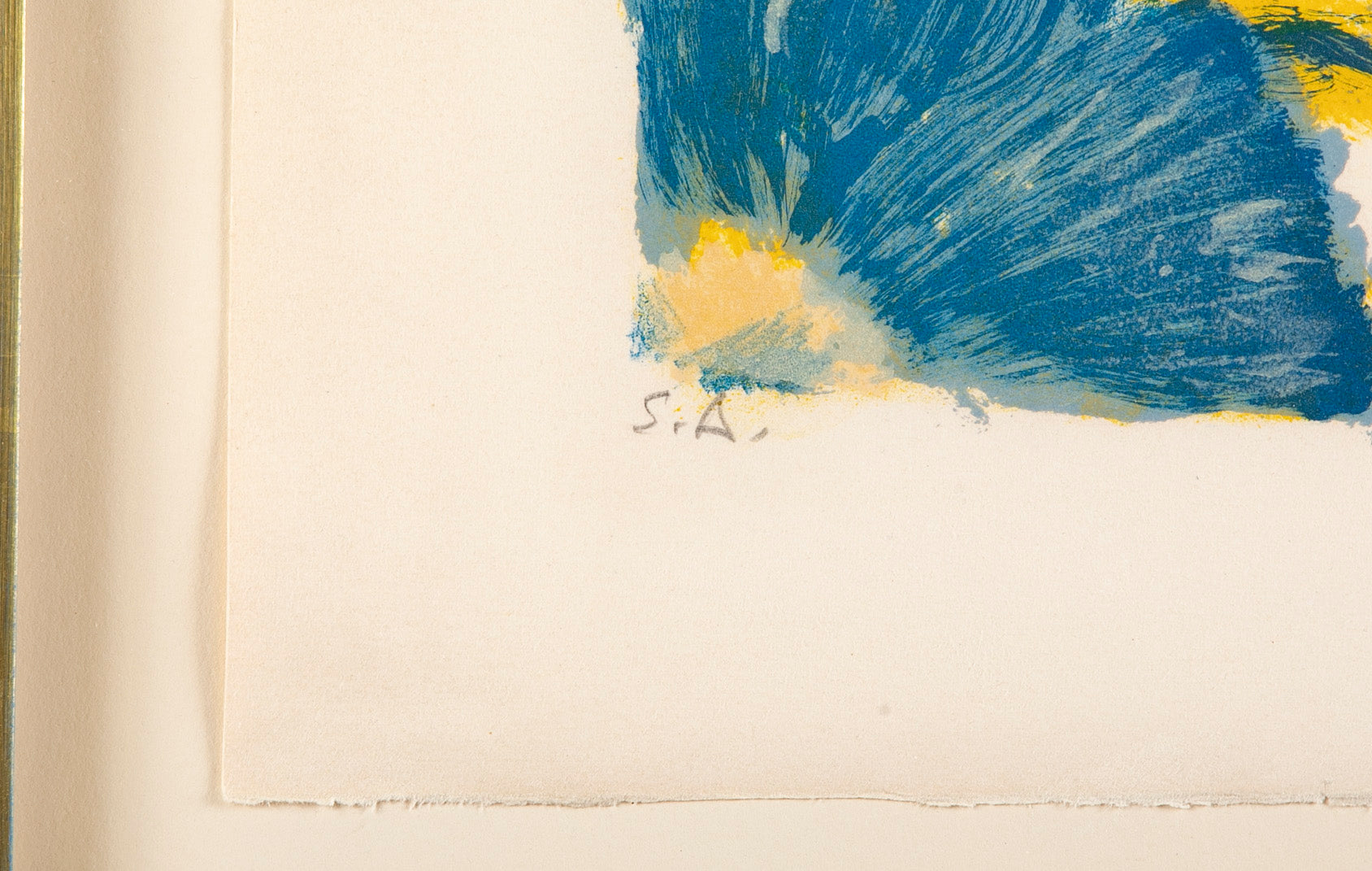 "Paysage" Lithograph in Colors by Roger Muhl
