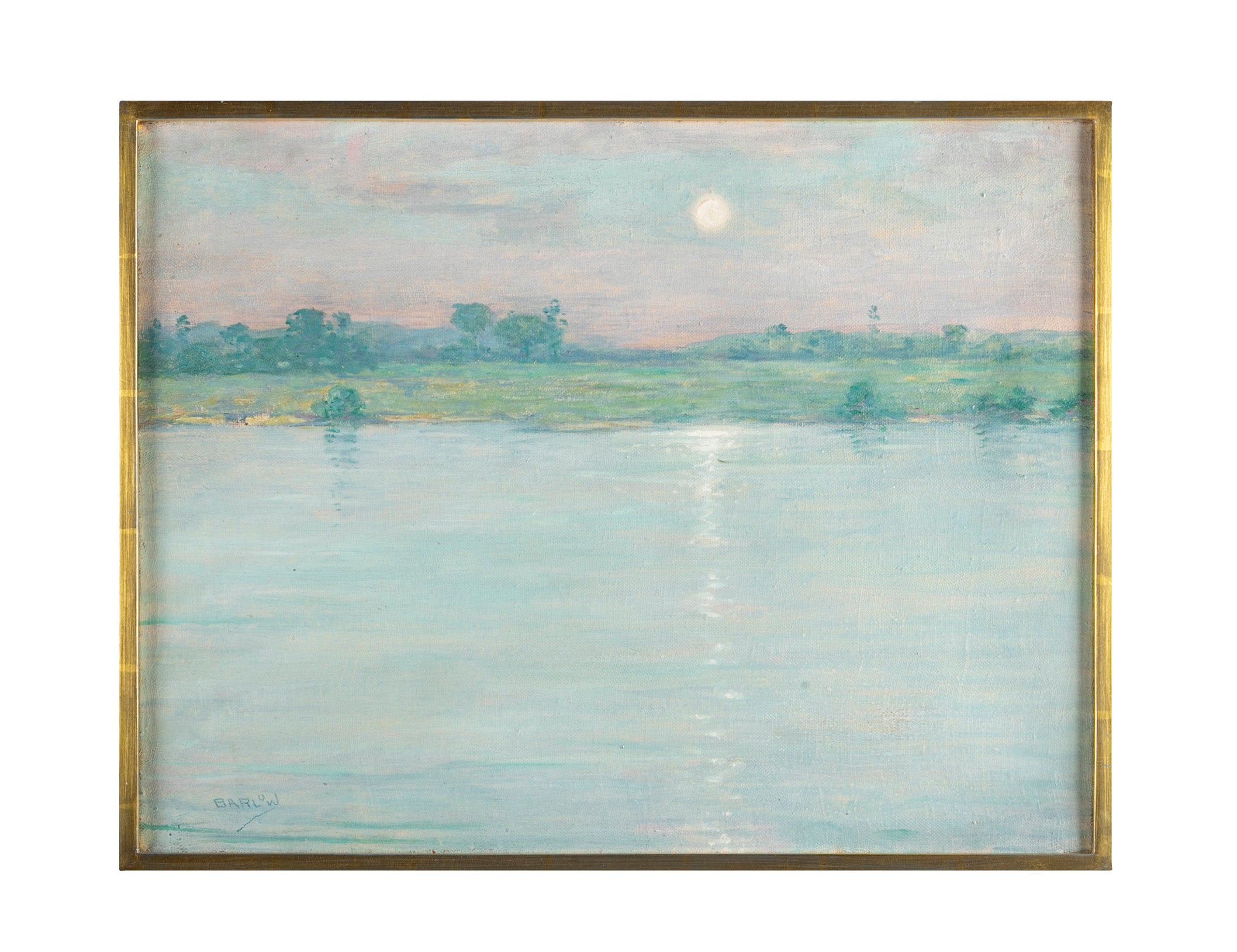 "Tranquil Coast in Pale Light" by Myron G. Barlow