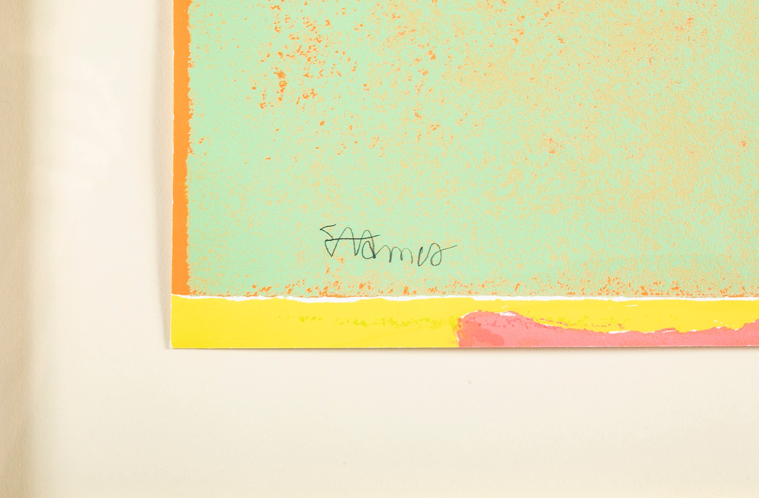 Theodoros Stamos Untitled Color Screenprint