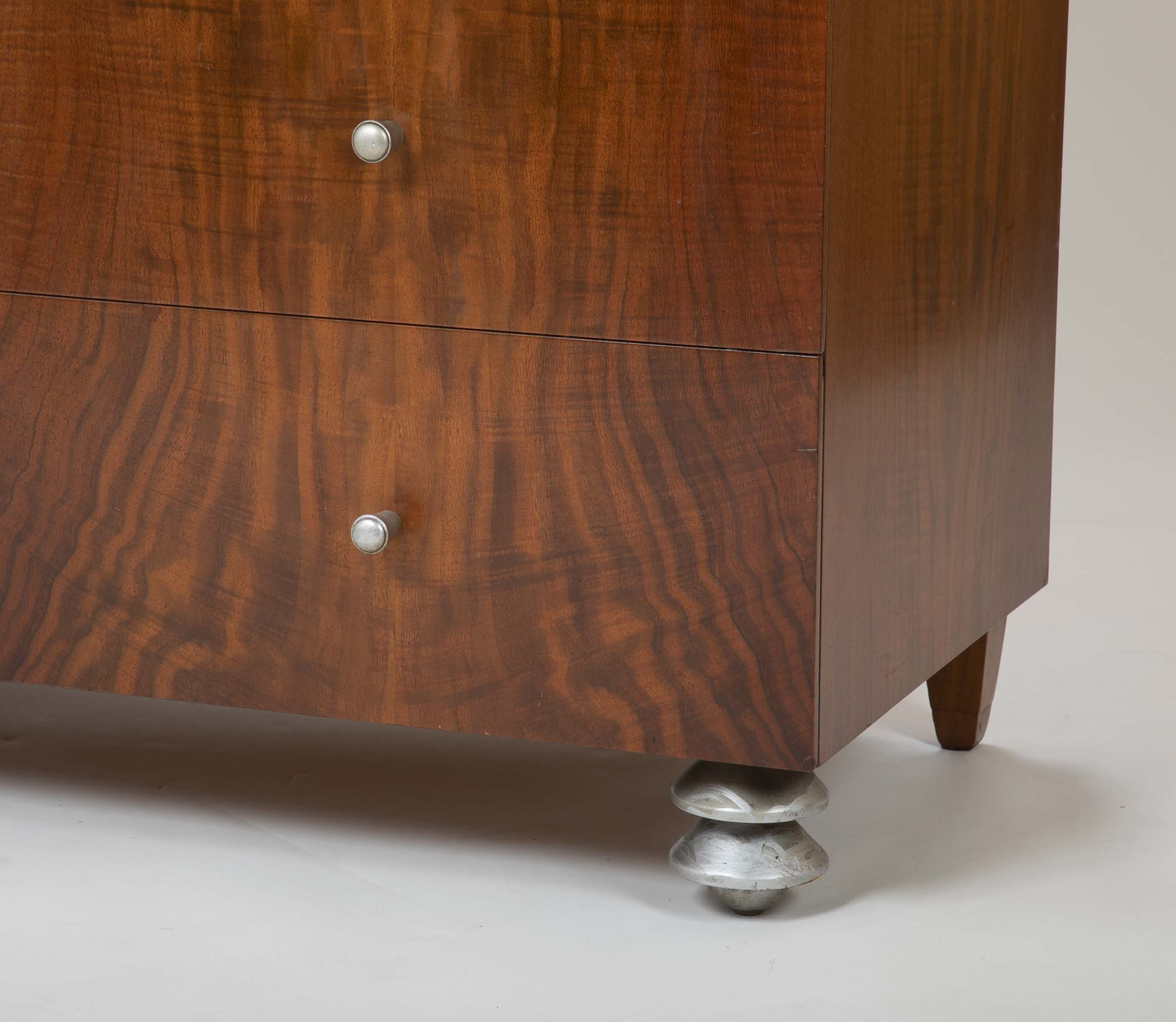 American Modernist Walnut Dresser