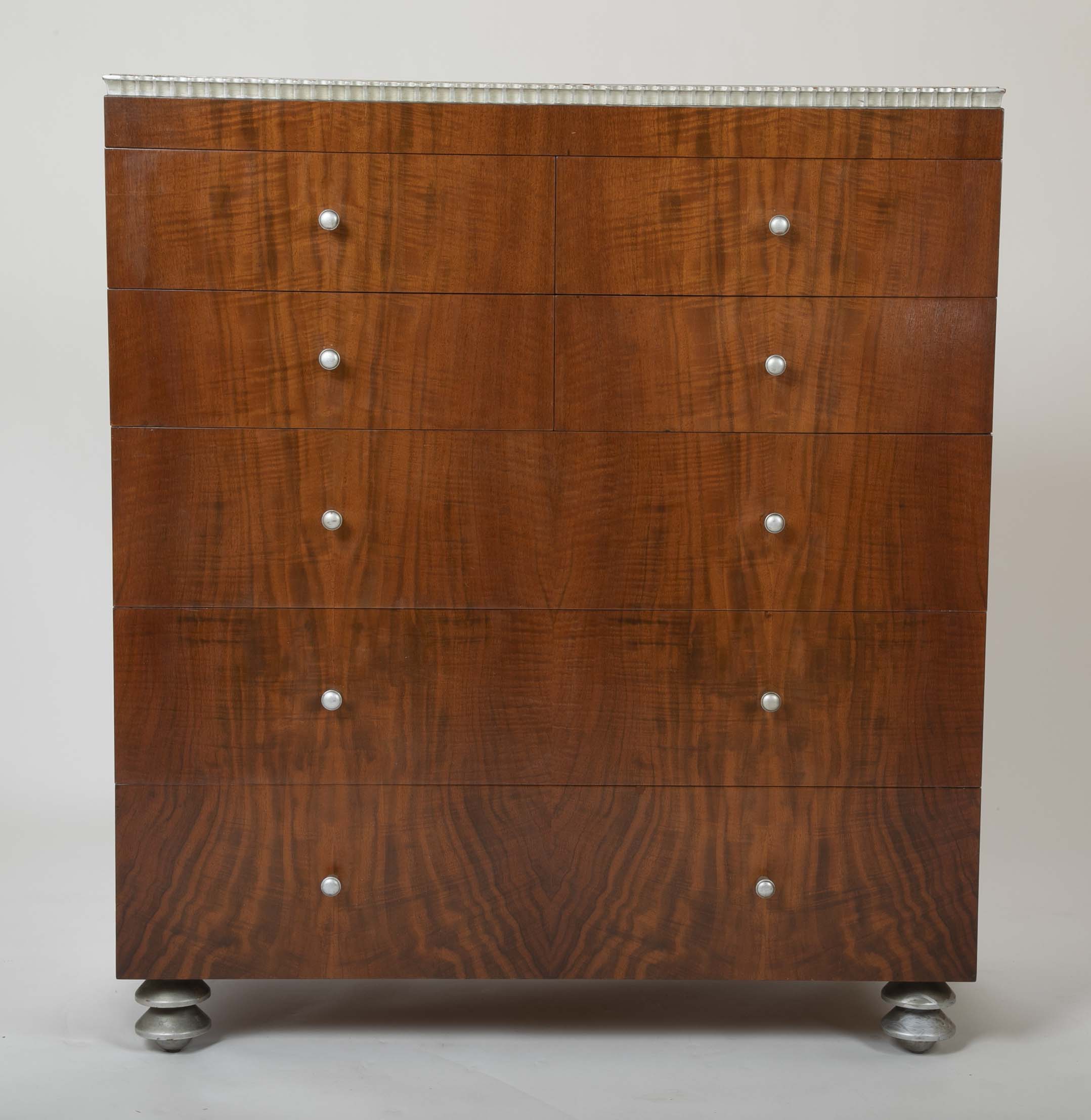 American Modernist Walnut Dresser
