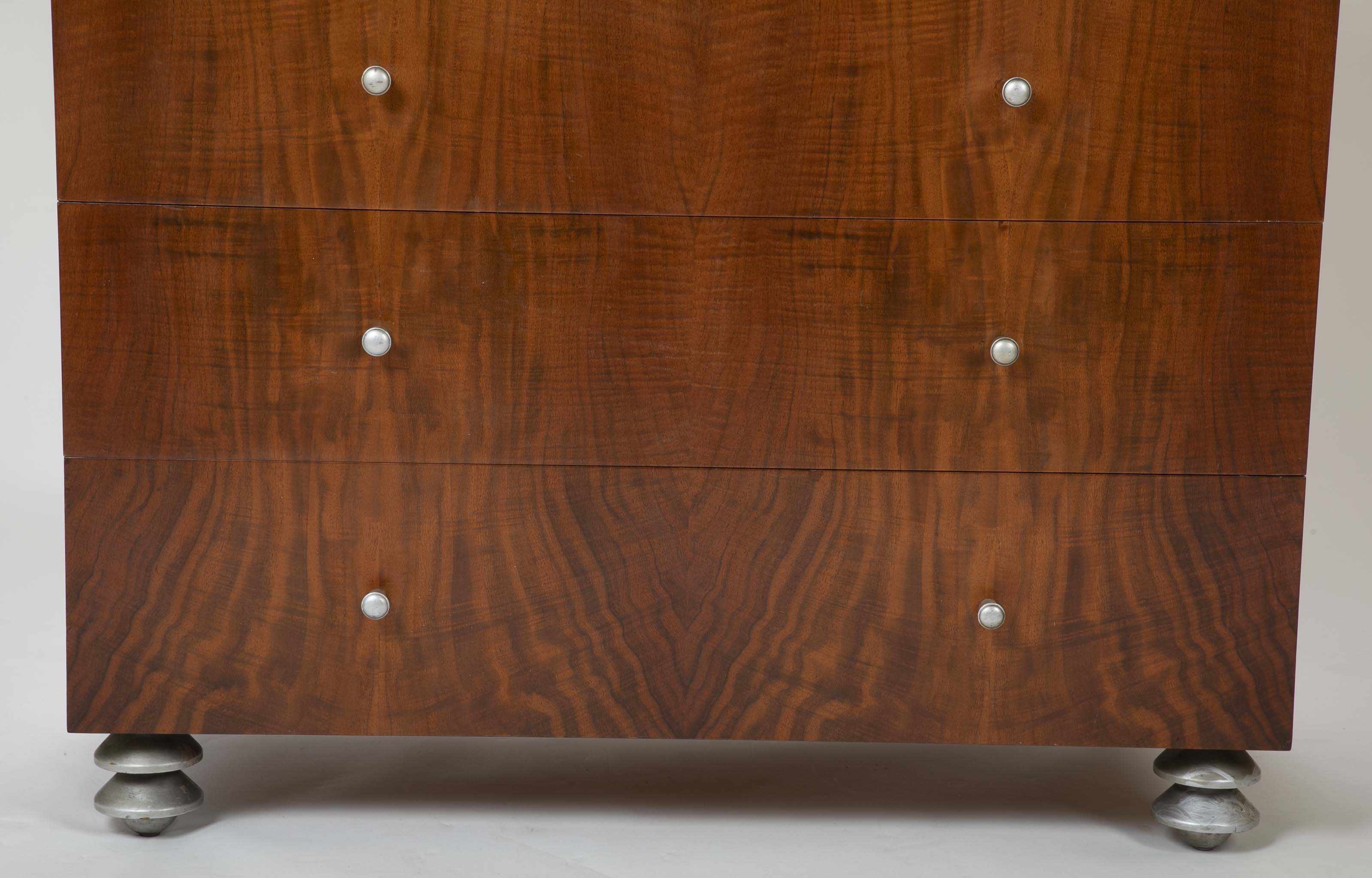 American Modernist Walnut Dresser