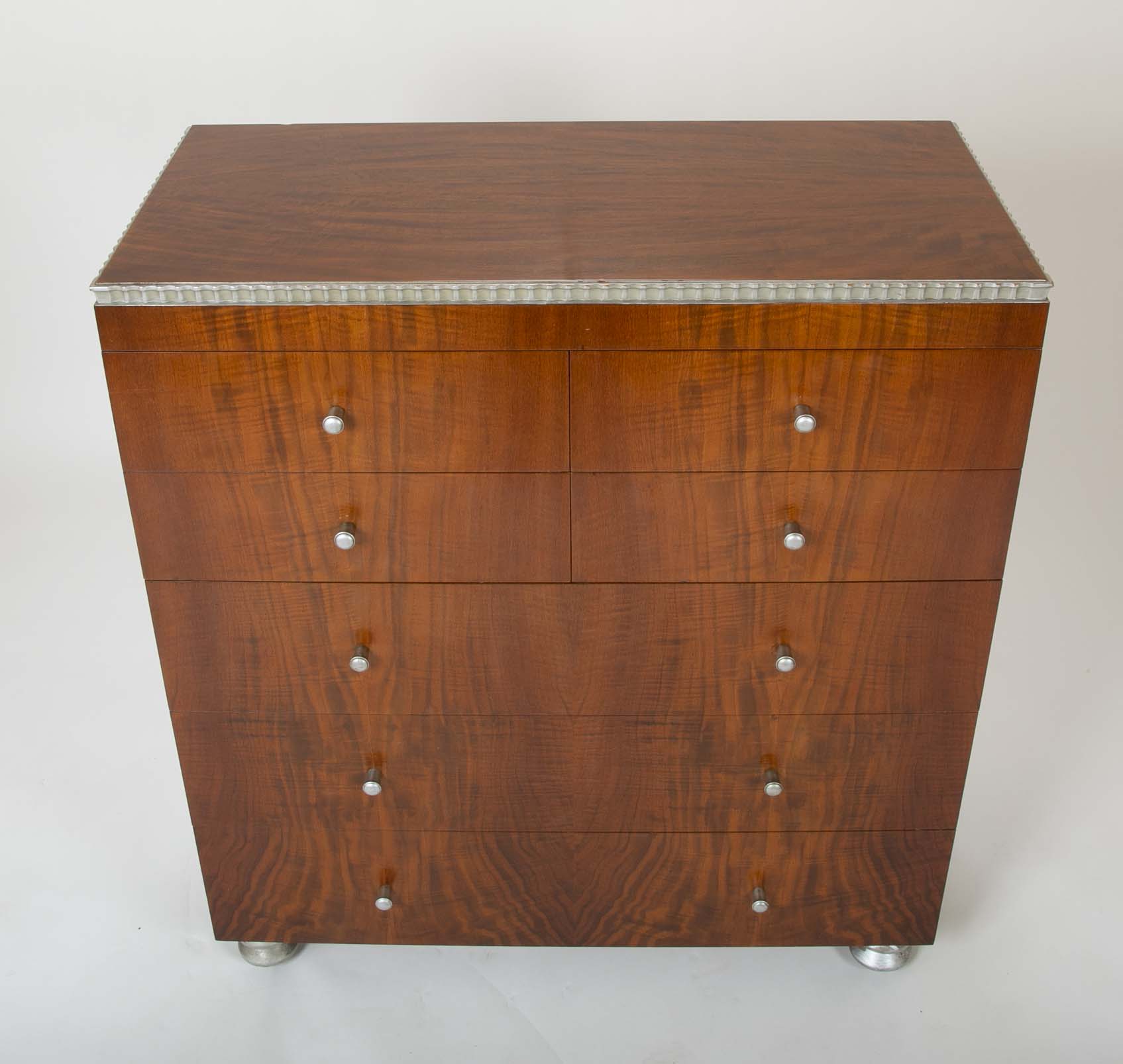 American Modernist Walnut Dresser