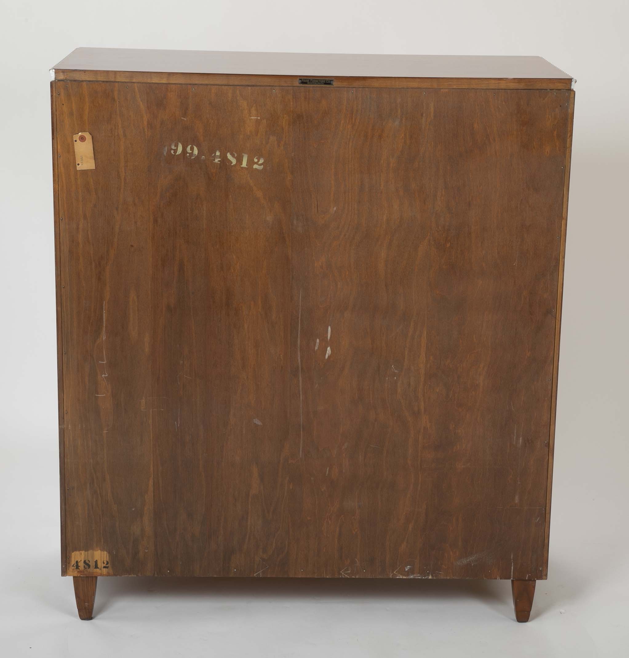 American Modernist Walnut Dresser