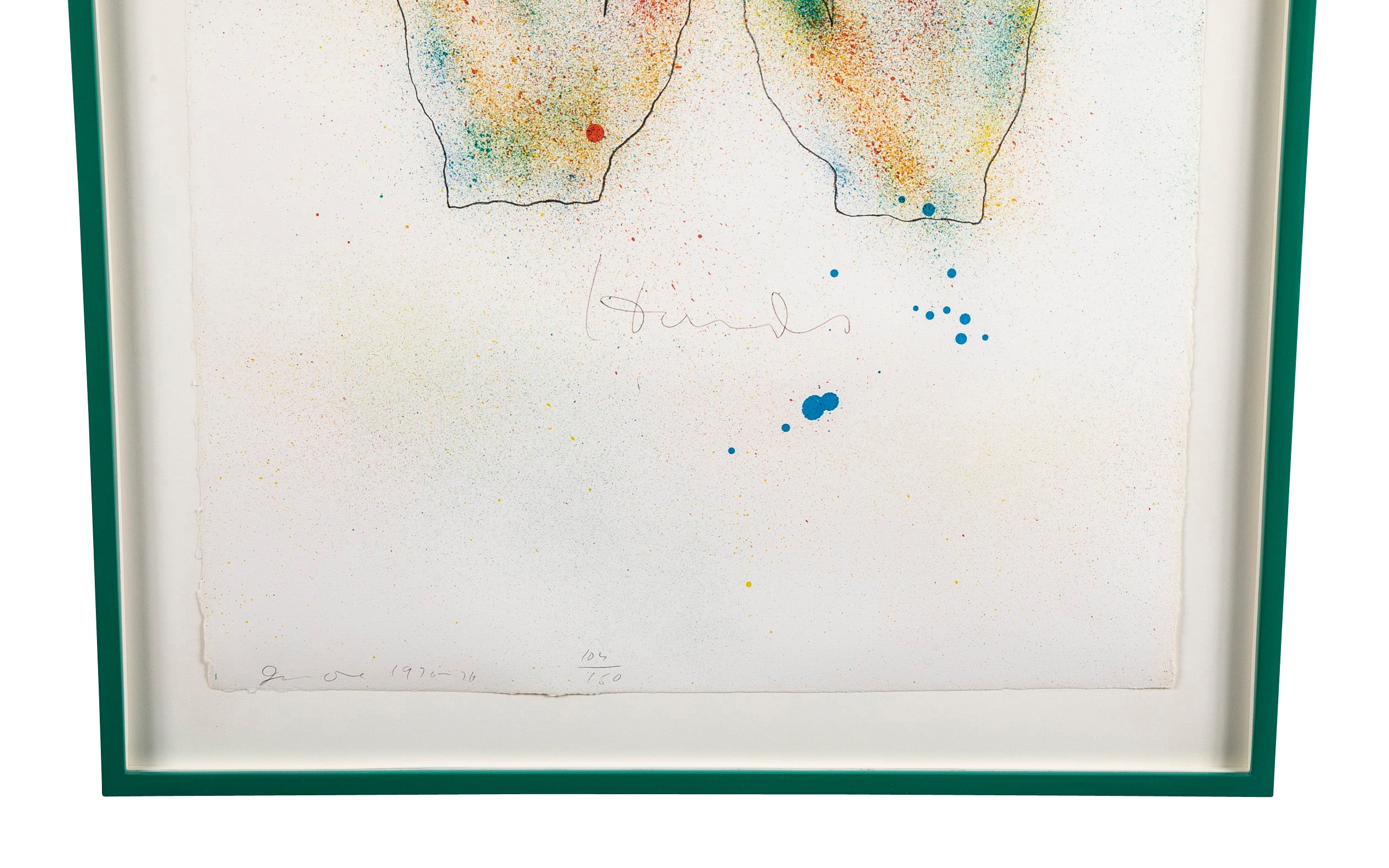 "Hands" Lithograph in Colors by Jim Dine