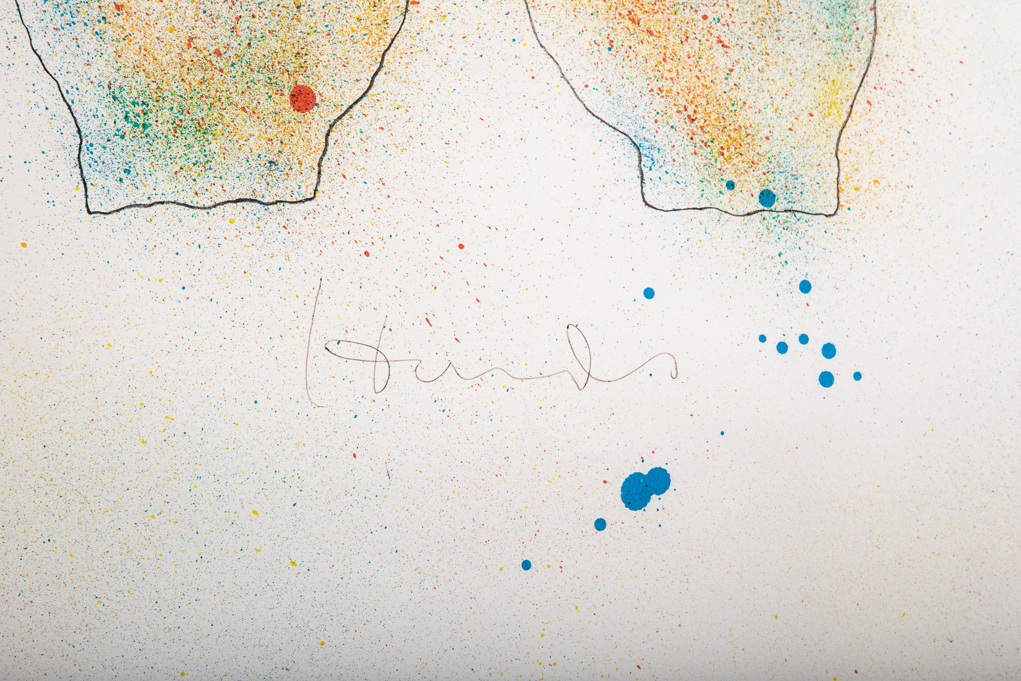 "Hands" Lithograph in Colors by Jim Dine