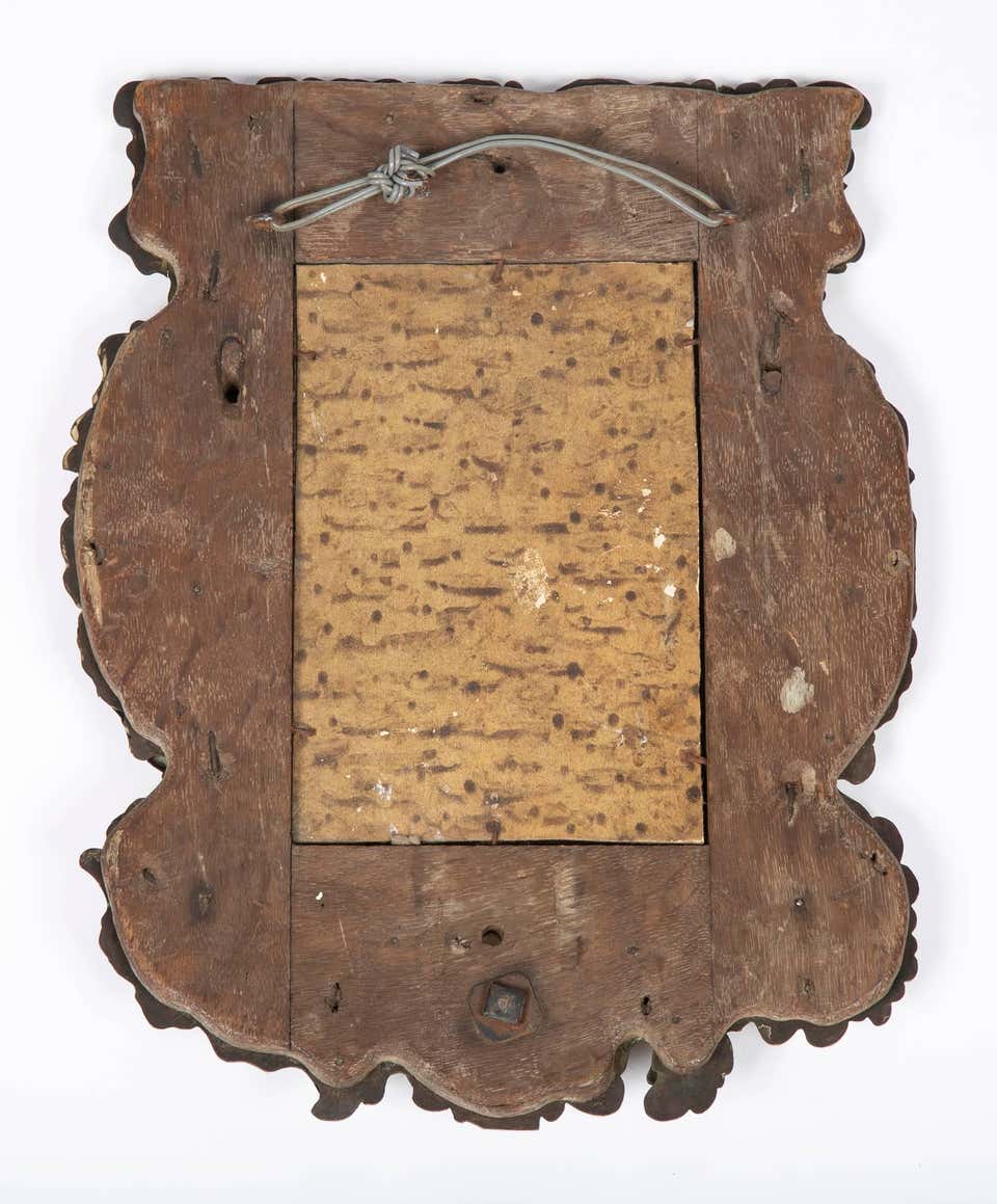 Pair of 18th Century Baltic Gilt Brass and Silver Mirror Sconces