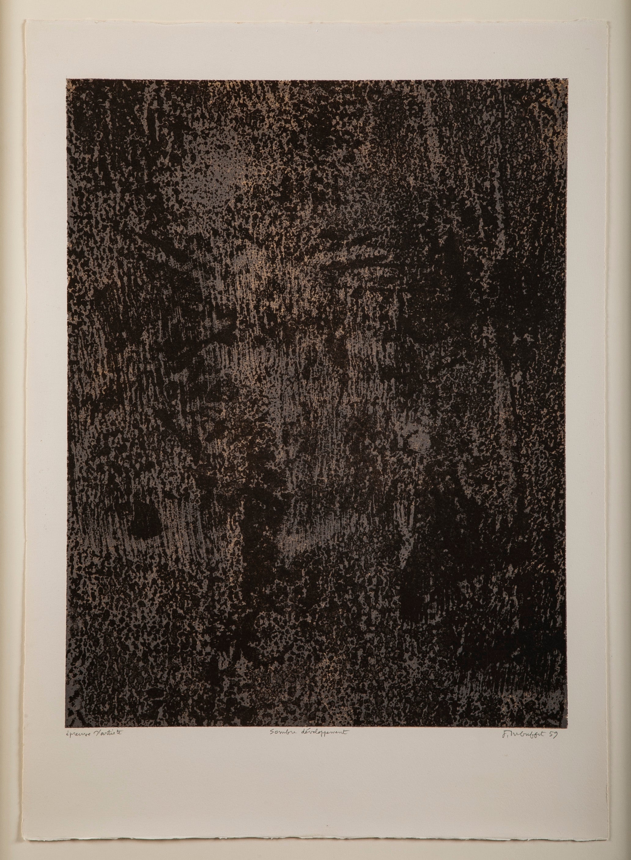 "Les Phenomes" Print by Jean du Buffet