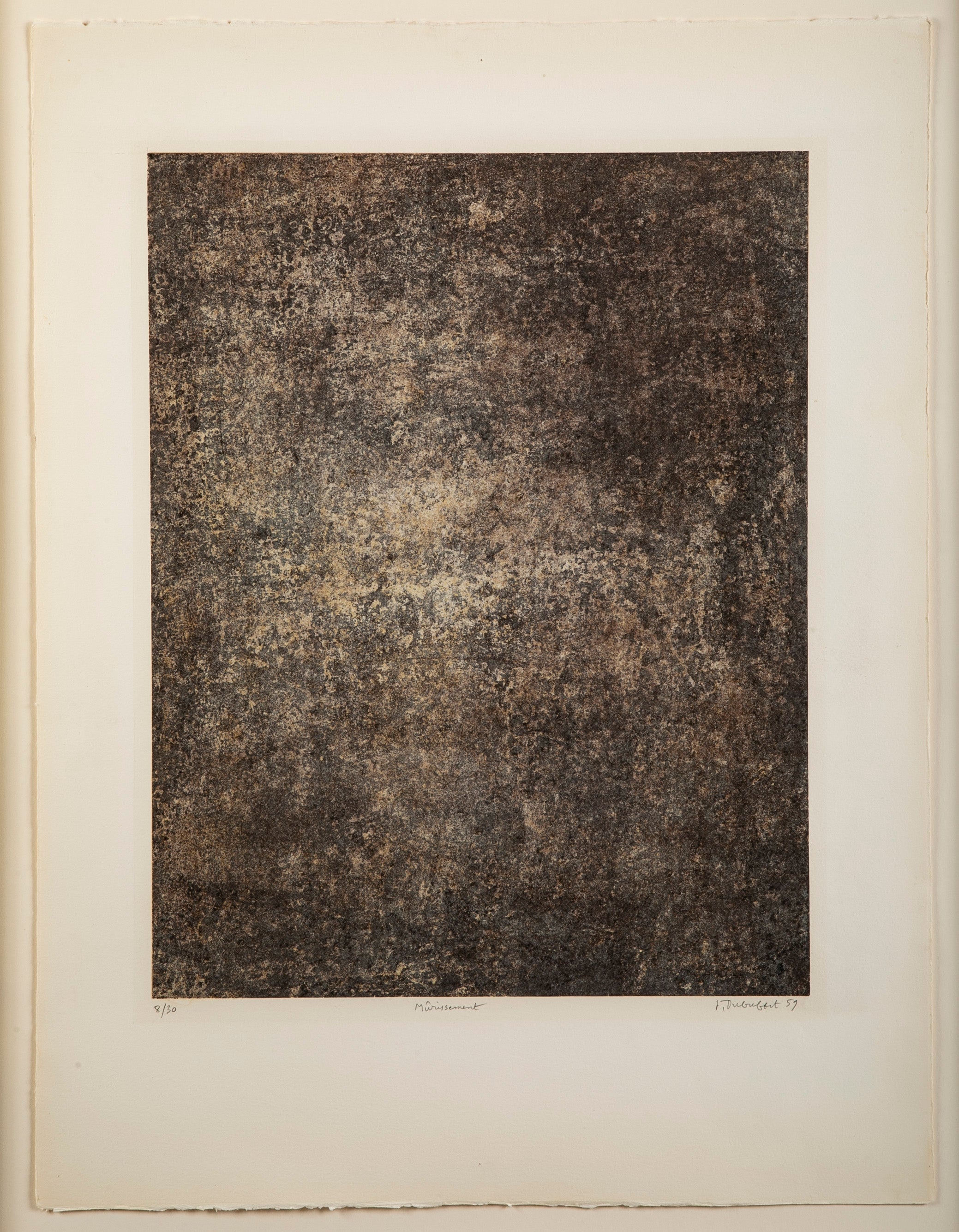 "Les Phenomes" Print by Jean du Buffet