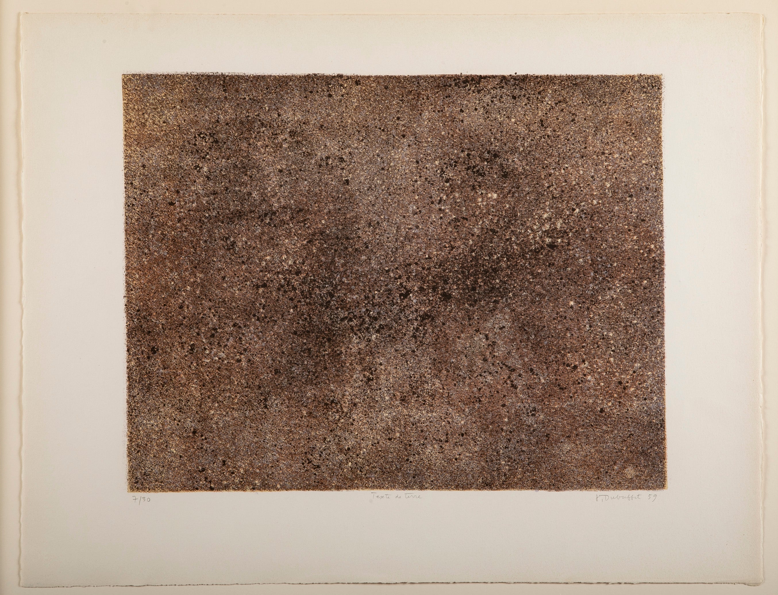"Les Phenomes" Print by Jean du Buffet