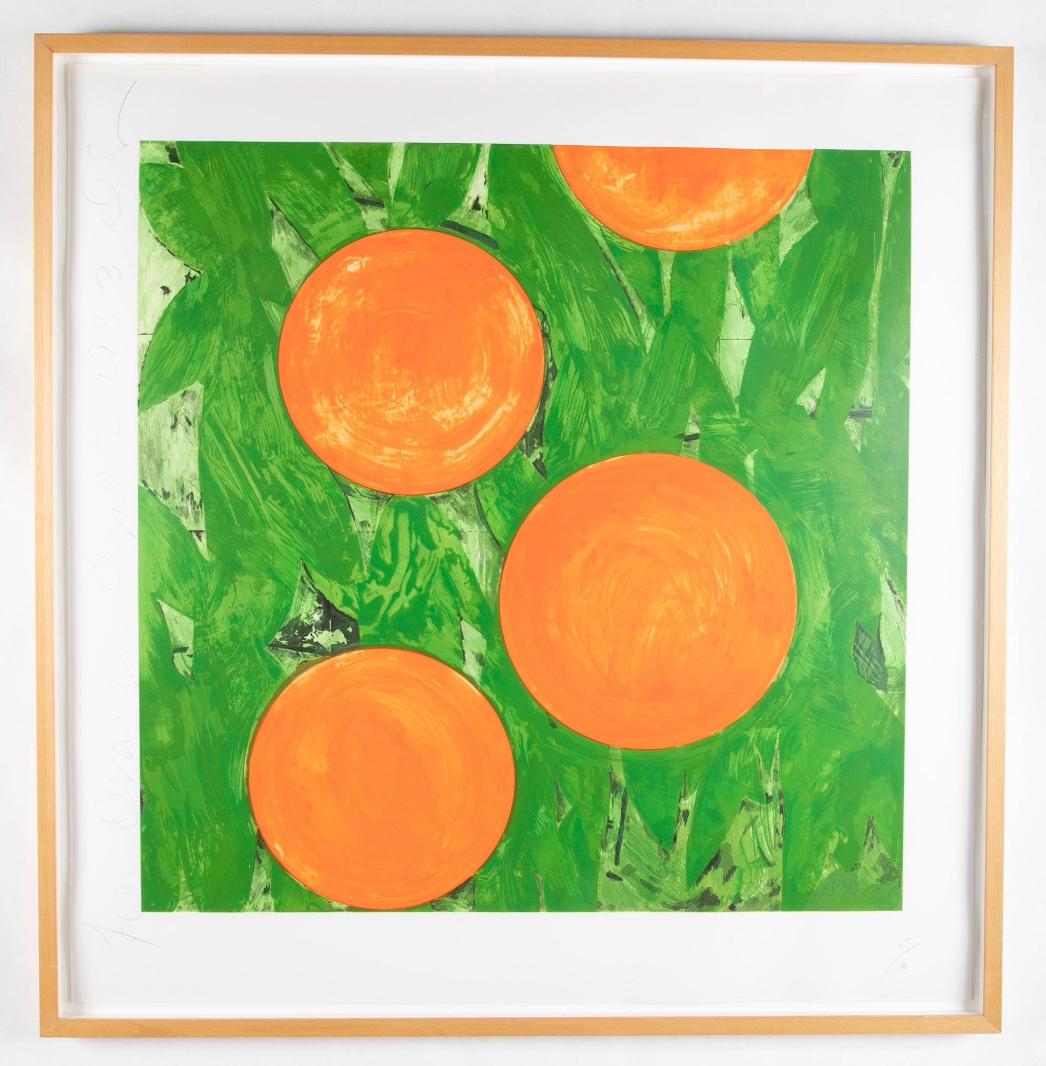 "Four Oranges April 2 1993" by Donald Sultan