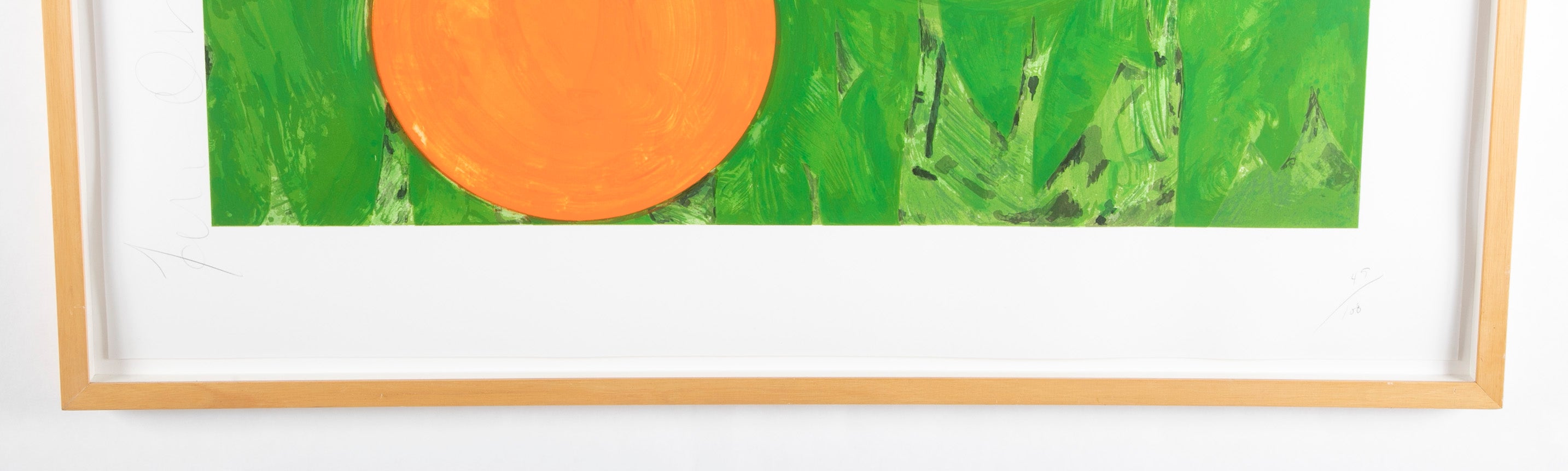 "Four Oranges April 2 1993" by Donald Sultan
