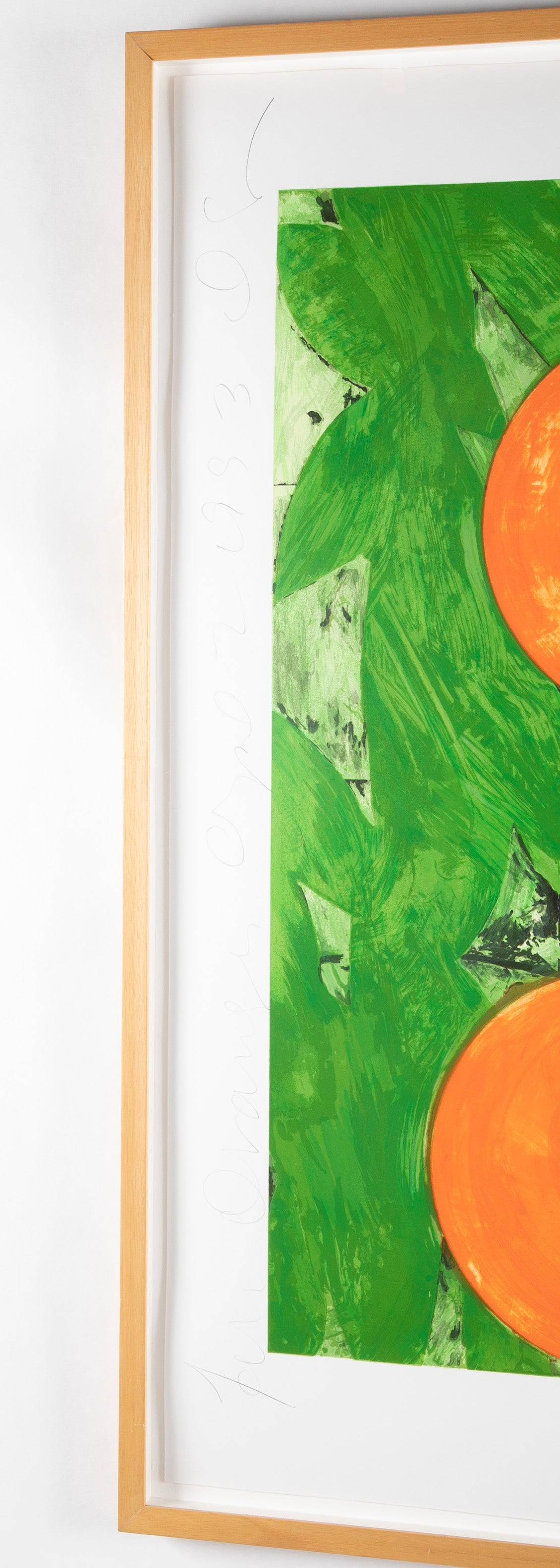 "Four Oranges April 2 1993" by Donald Sultan