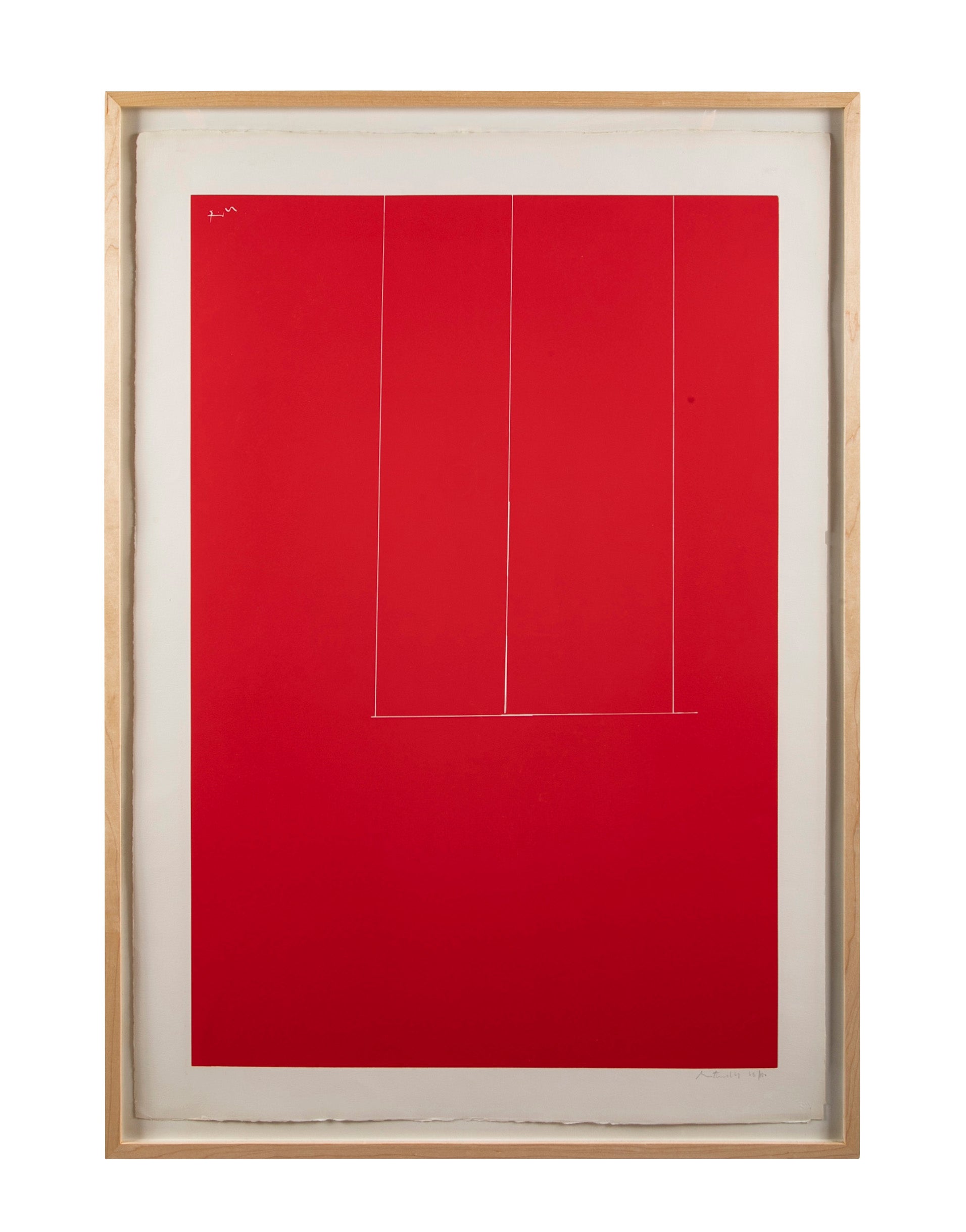 Pair of Robert Motherwell Silkscreens from London Suite Series