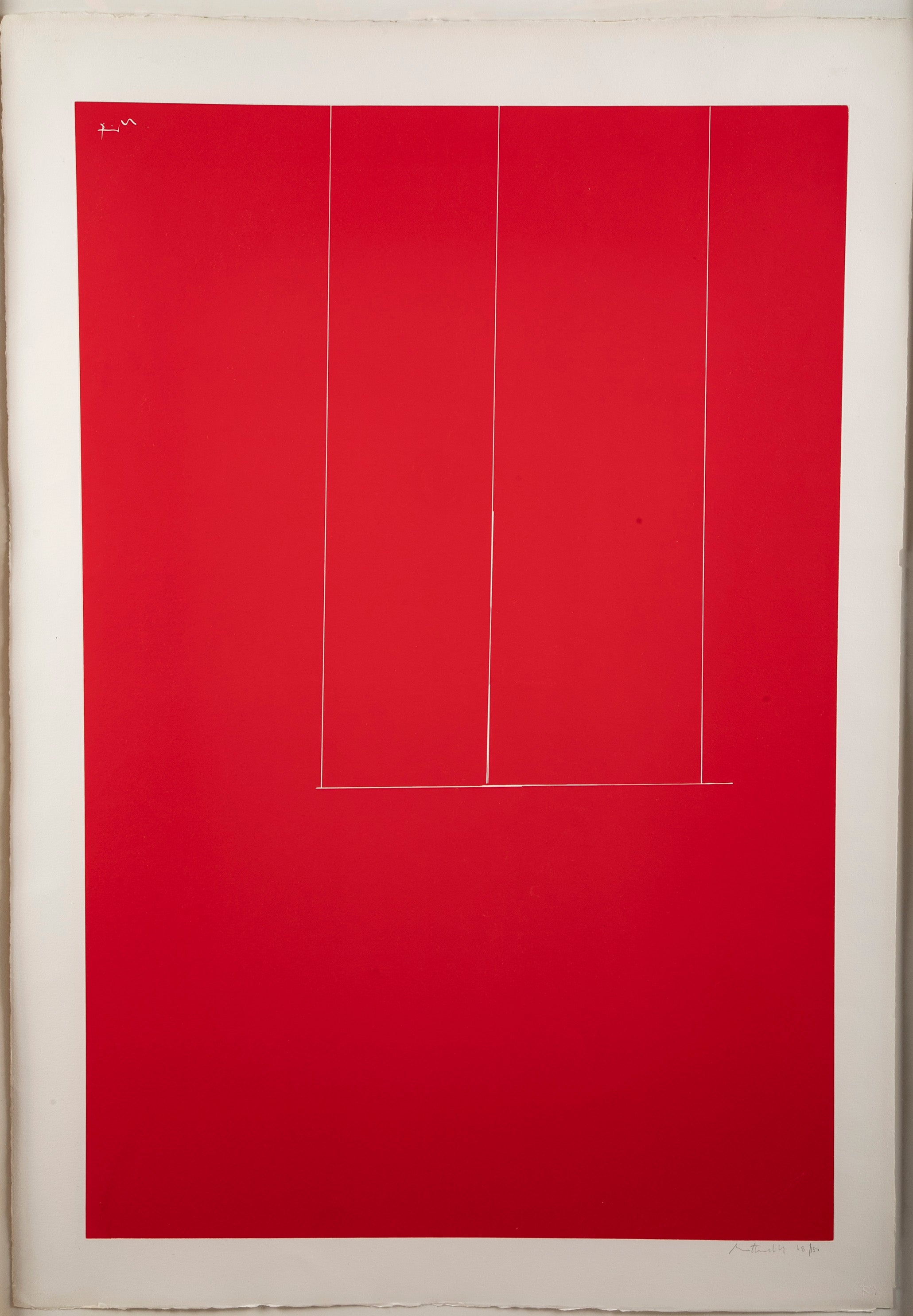 Pair of Robert Motherwell Silkscreens from London Suite Series