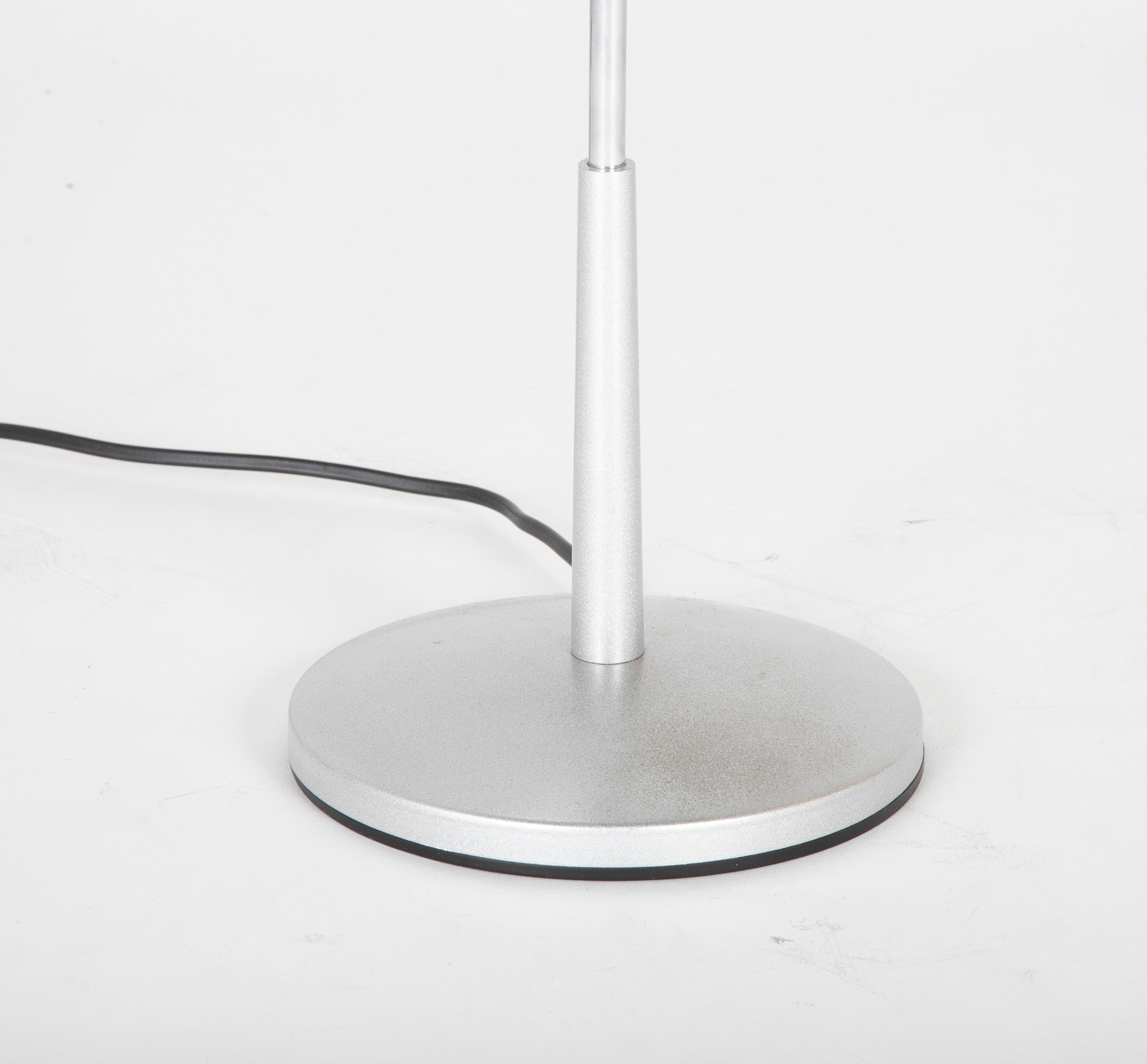 Mid-Century Aluminum Lamps with Avocado Colored Resin Shades