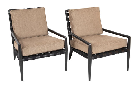 Pair of T. H. Robsjohn-Gibbings Lounge Chairs - Model 1720