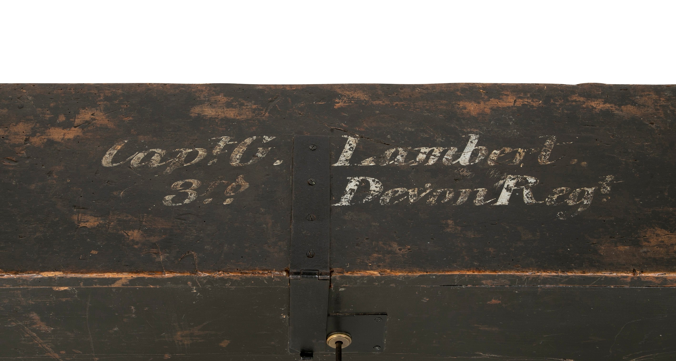 Late 19th Century British Officer's Campaign Bed with Original Storage Chest