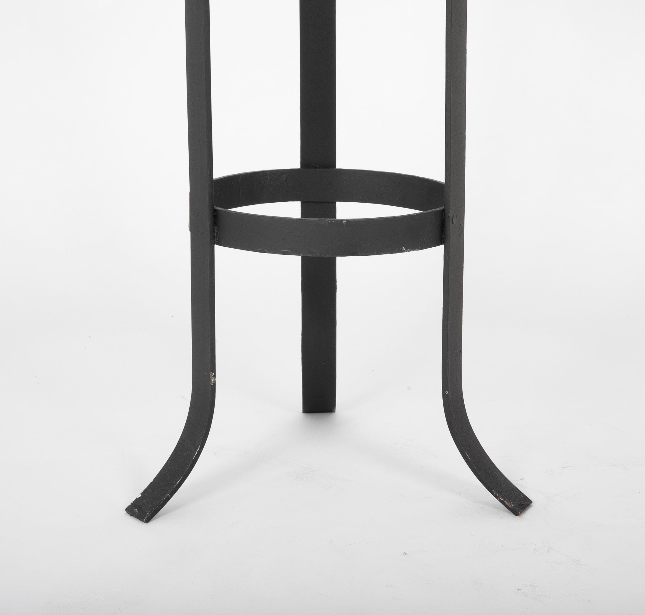 A Pair of French Bronze and Iron Planters