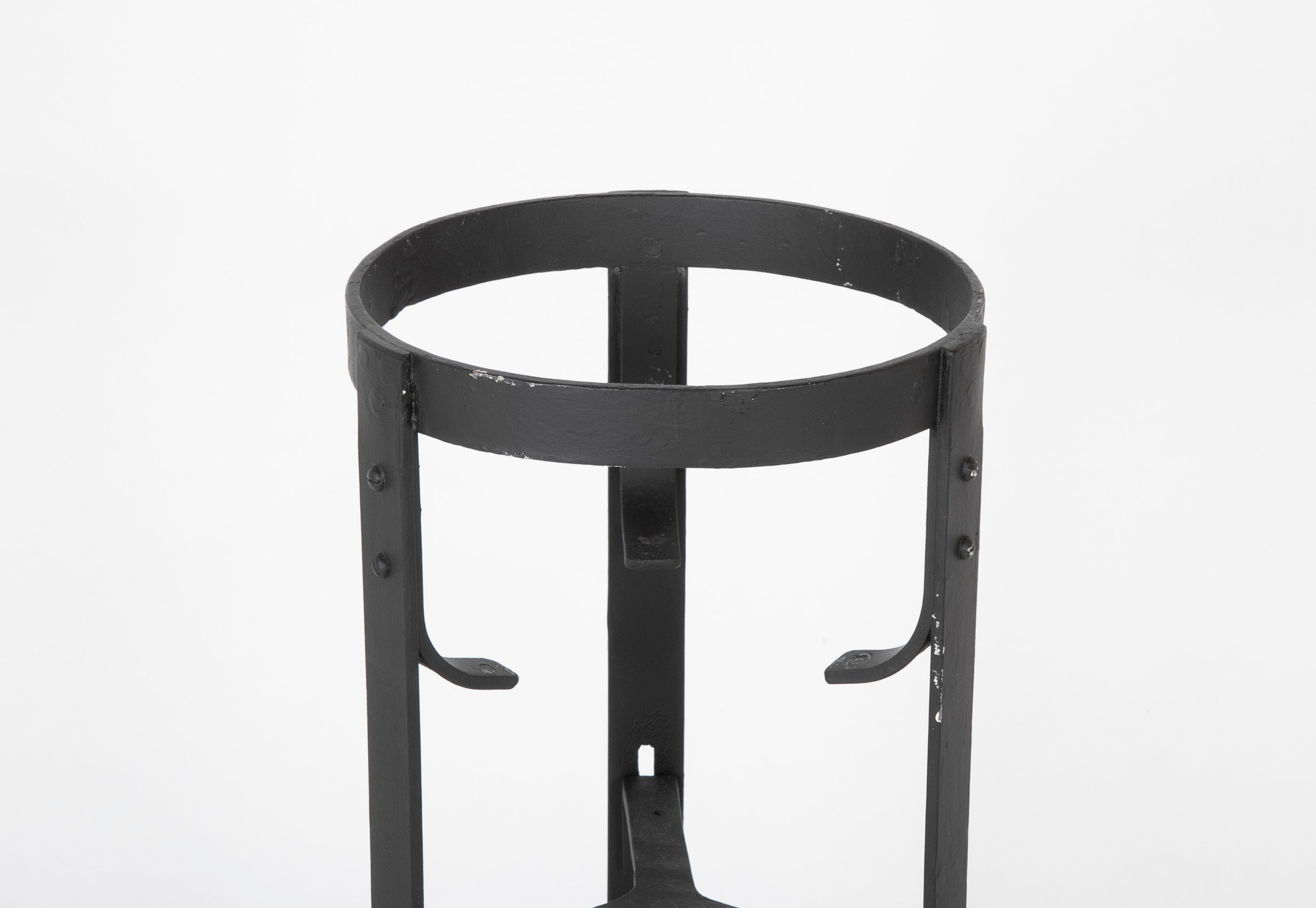 A Pair of French Bronze and Iron Planters
