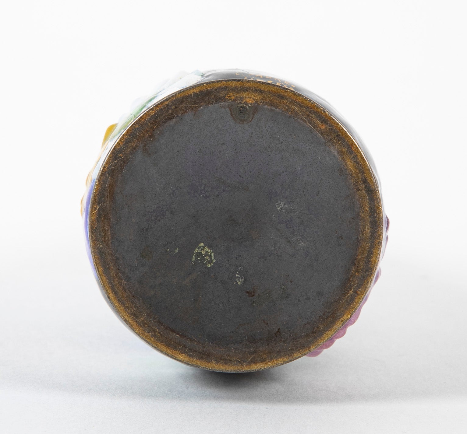 Early Art Deco Camille Faure Enameled Floral Vase