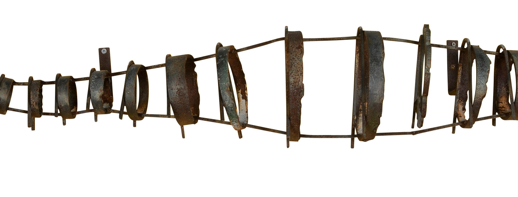 Fish Sculpture Made from Old Machinery Metal Parts, Camden, Maine