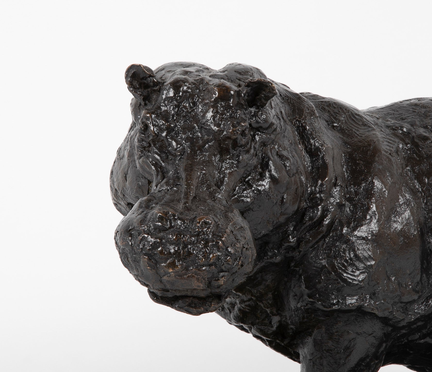 Robert Godefroy Patinated Bronze Sculpture "Les Sources du Nile"